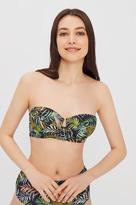 Blossom Strapless Half Band Bikini St Pl Oud Iy Mix Ok Renkli