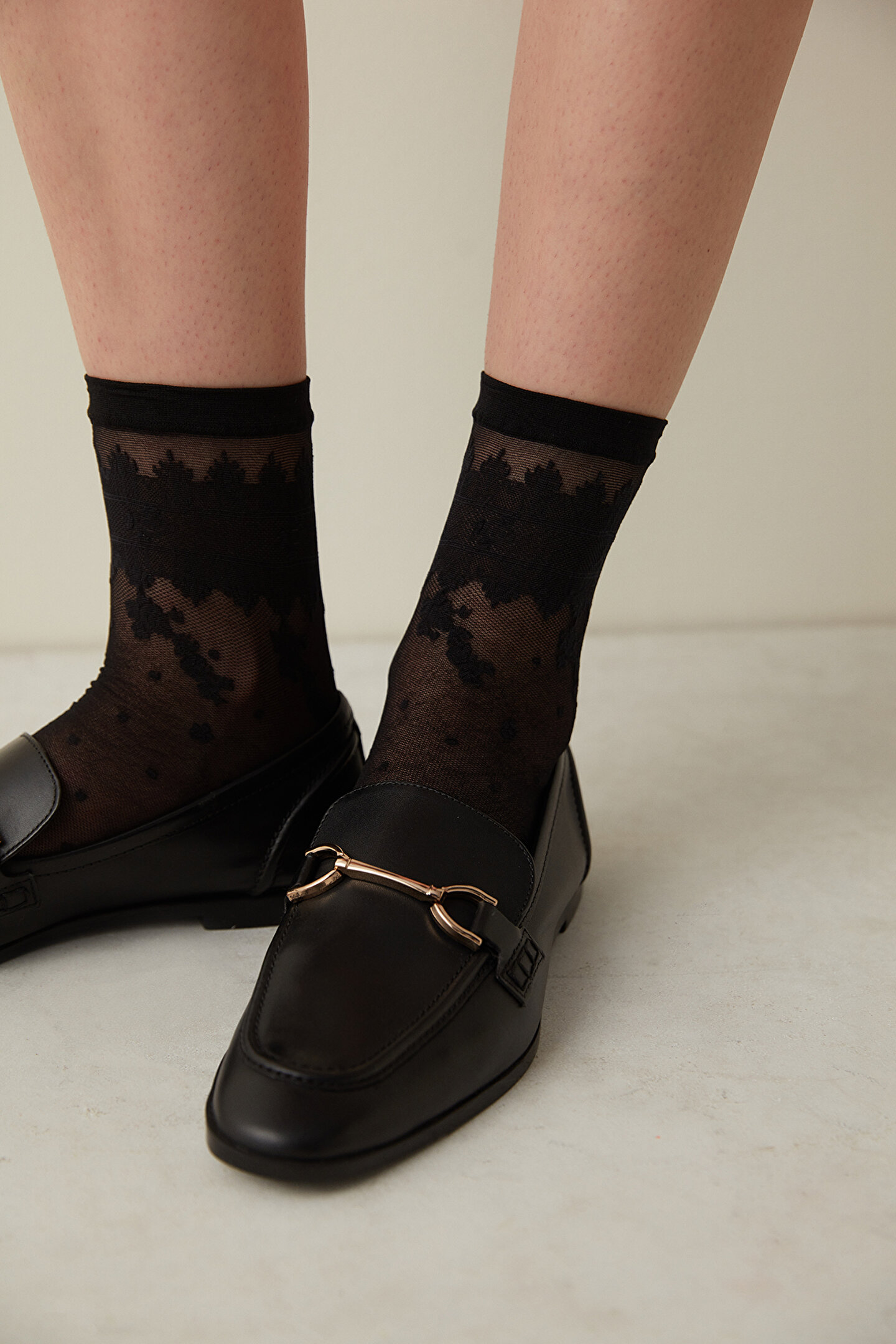 Black Ladies Socks - 1