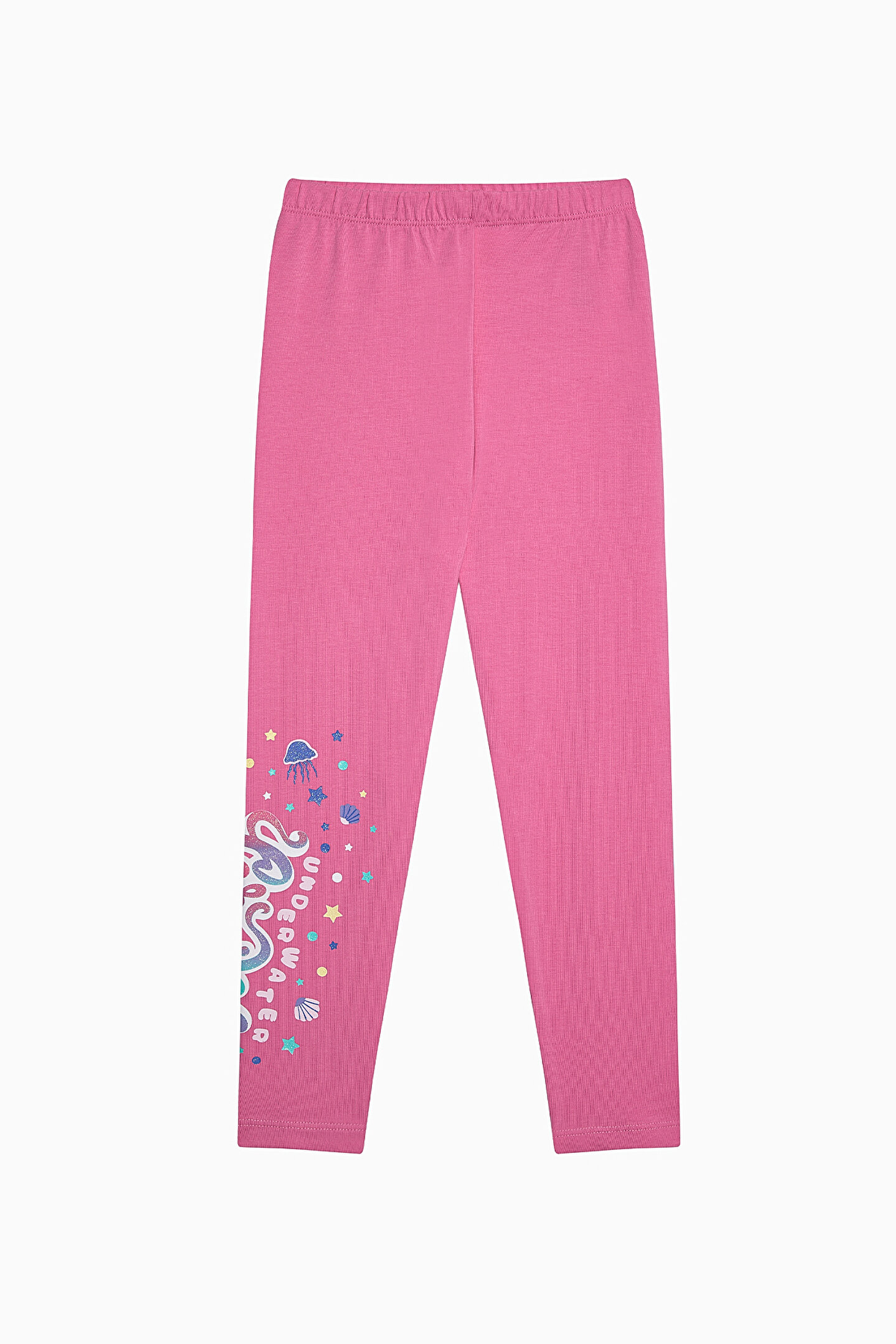 Girls Carnival Pink Legging - 1