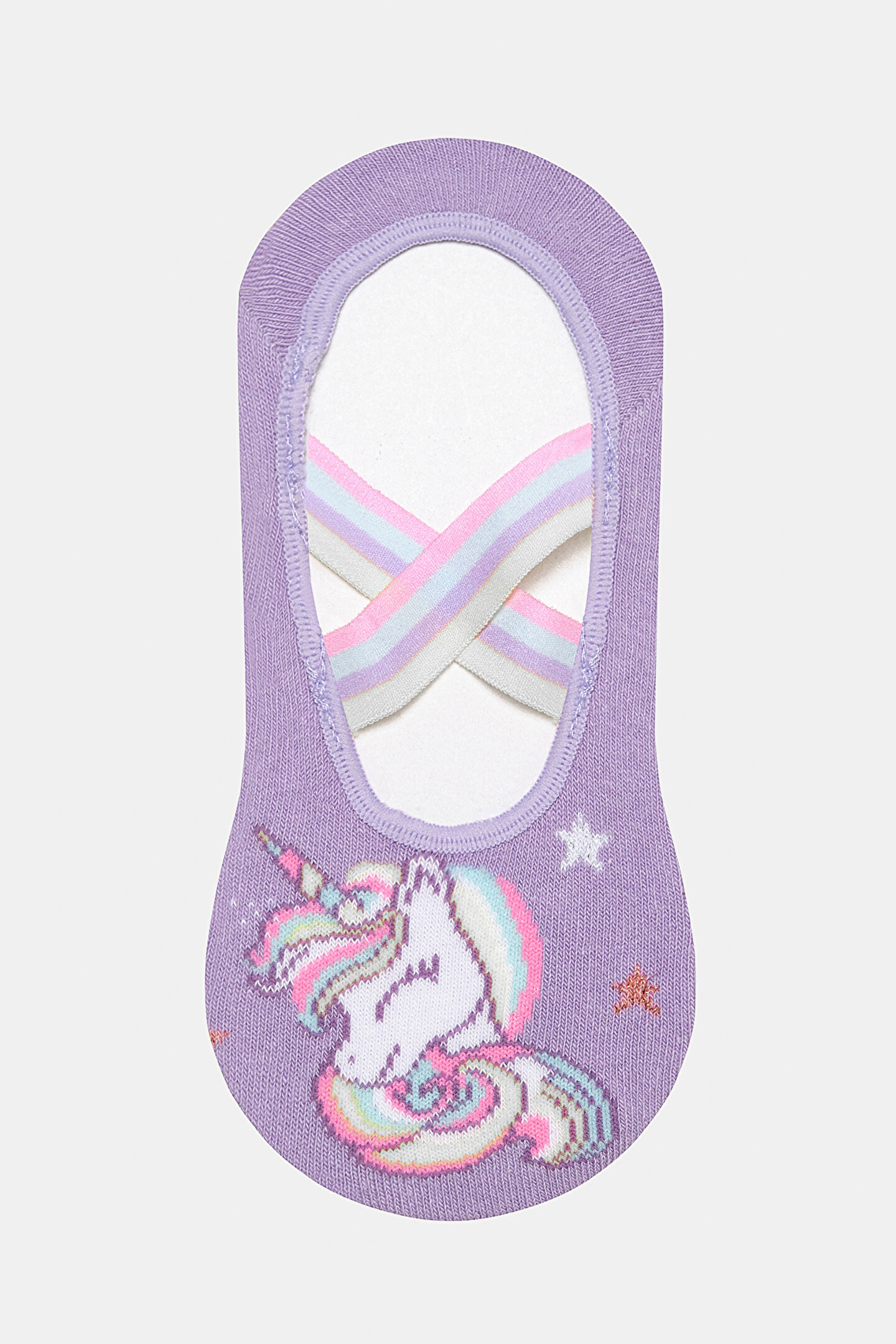 Girls Unicorn Lilac Suba Socks - 1