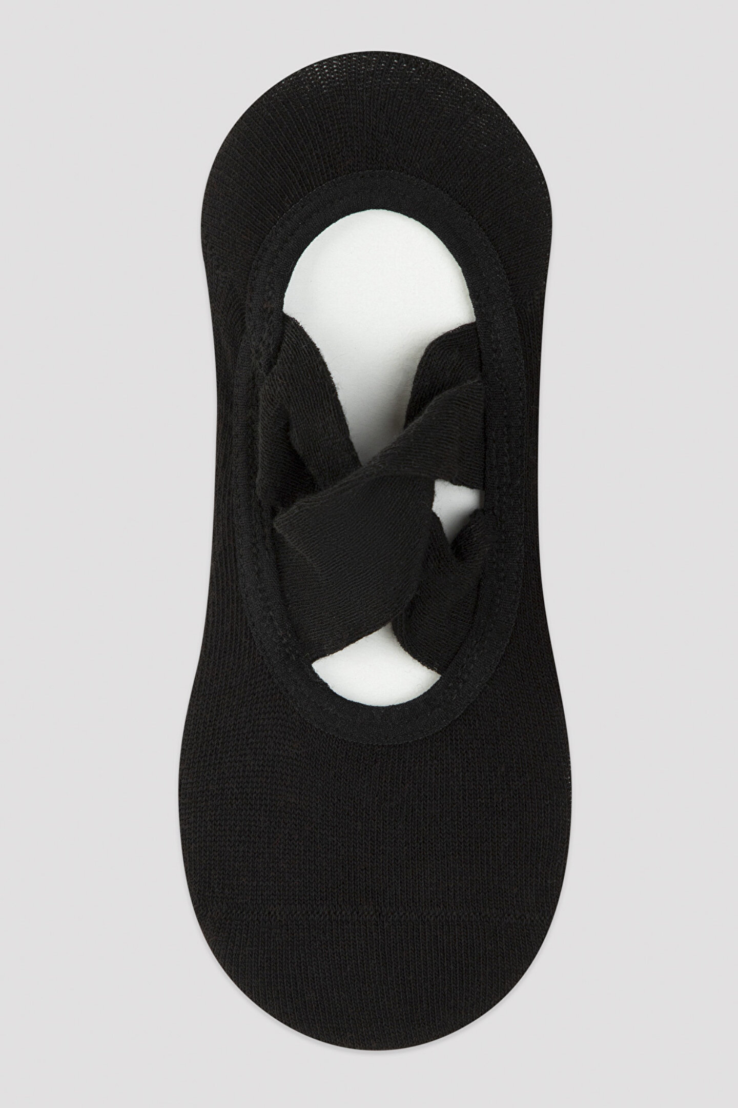 Black Knit Suba Socks - 1