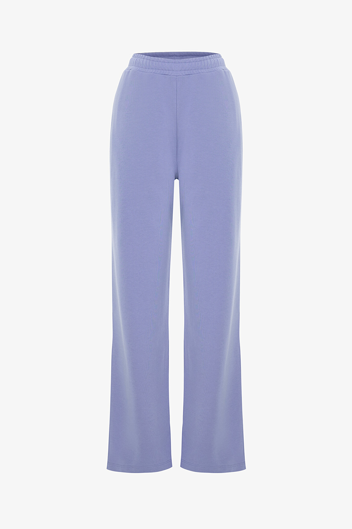 Indigo Foldable Tie Detail Oversize Sweatpants - 1