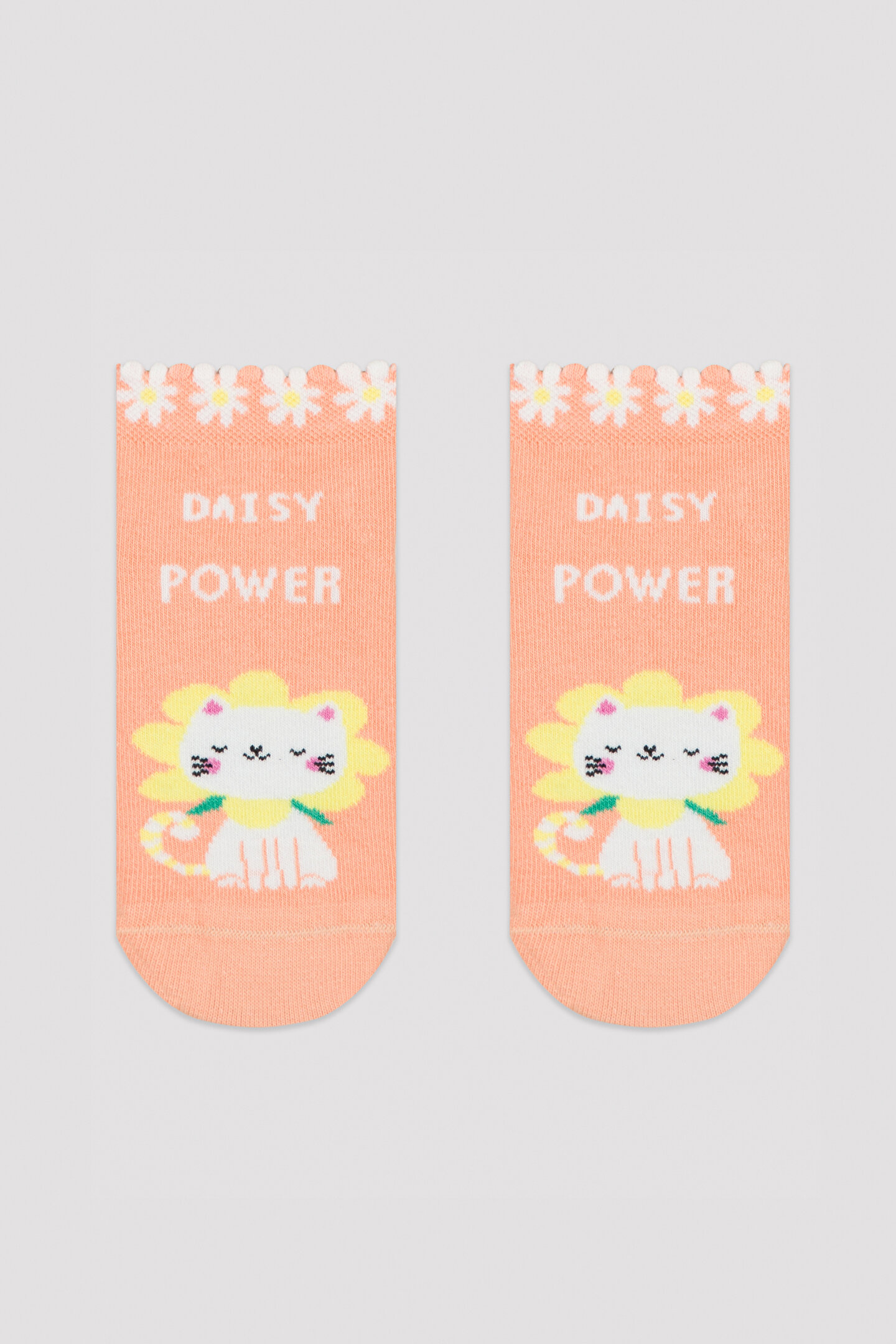 Kız Çocuk Daisy Power Patik Çorap - 1