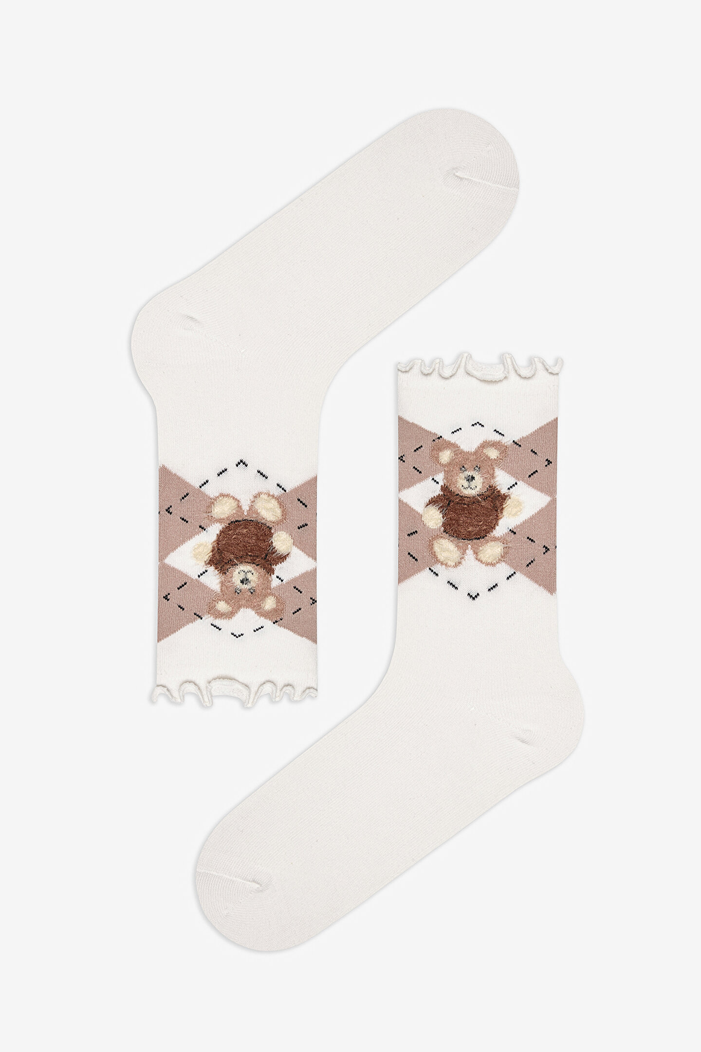 Bear Diamond Socket Socks - 1