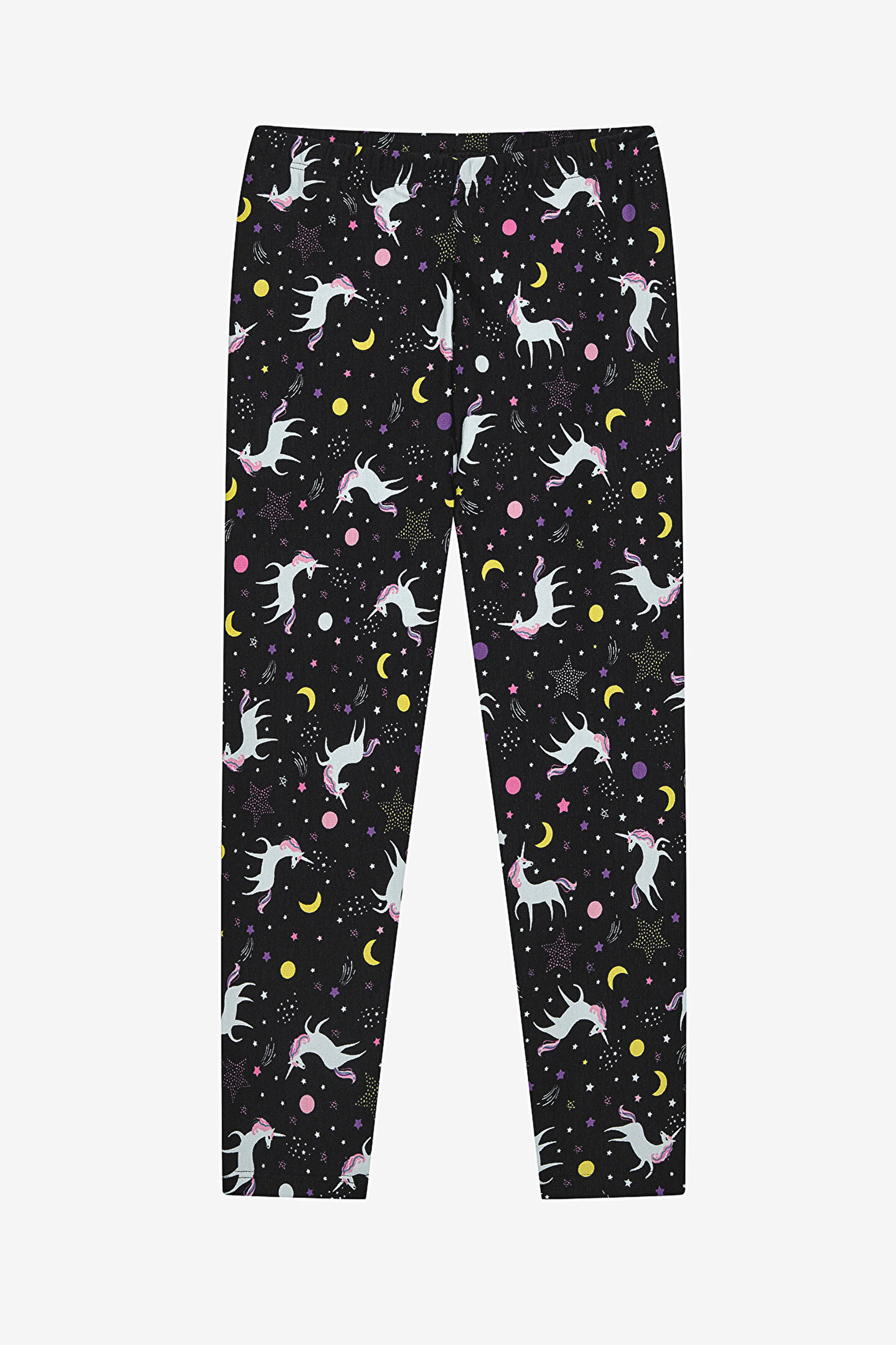 Girls Unicorn Warm Multi Colour Legging - 1