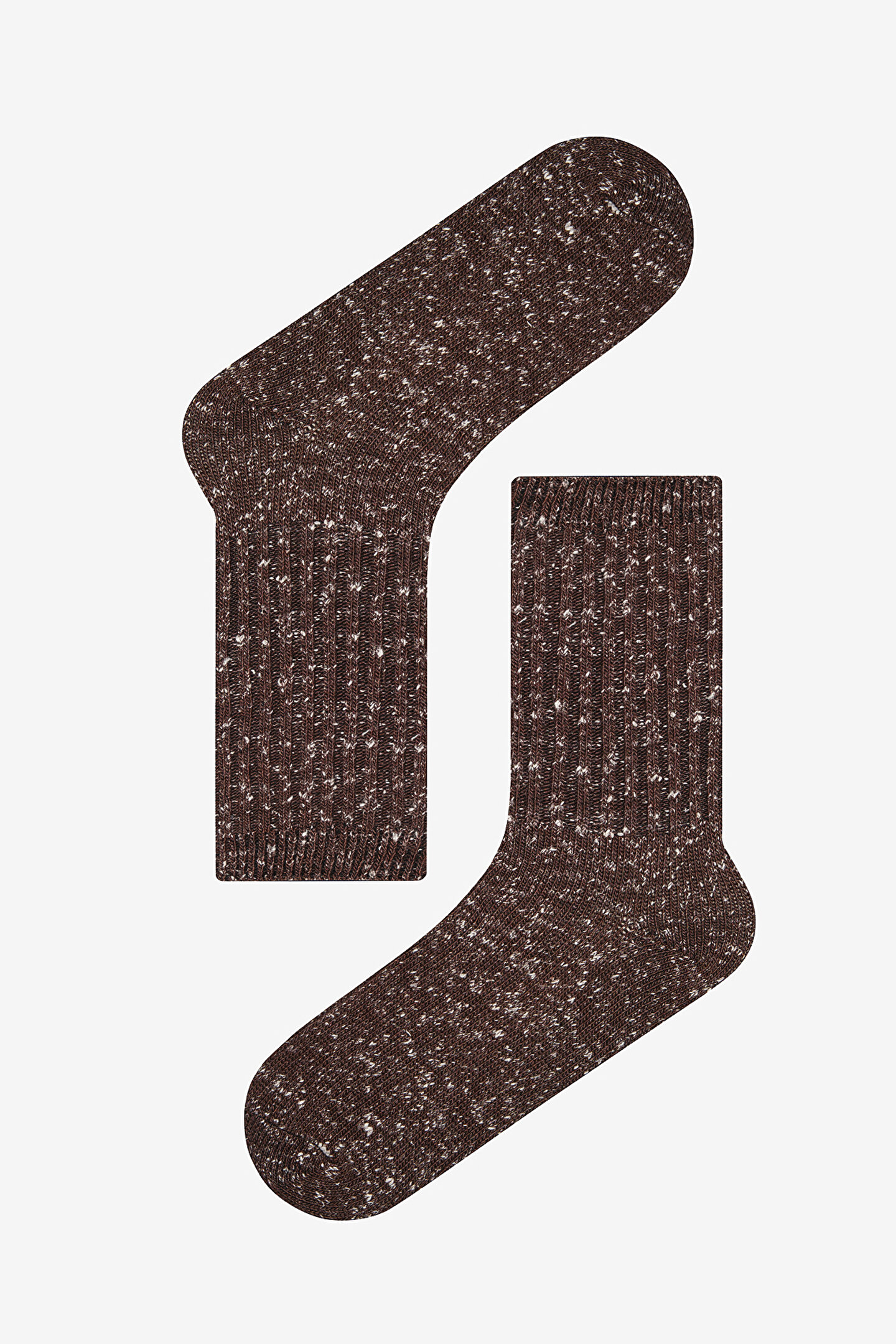 Deep Light Brown Socket Socks - 1