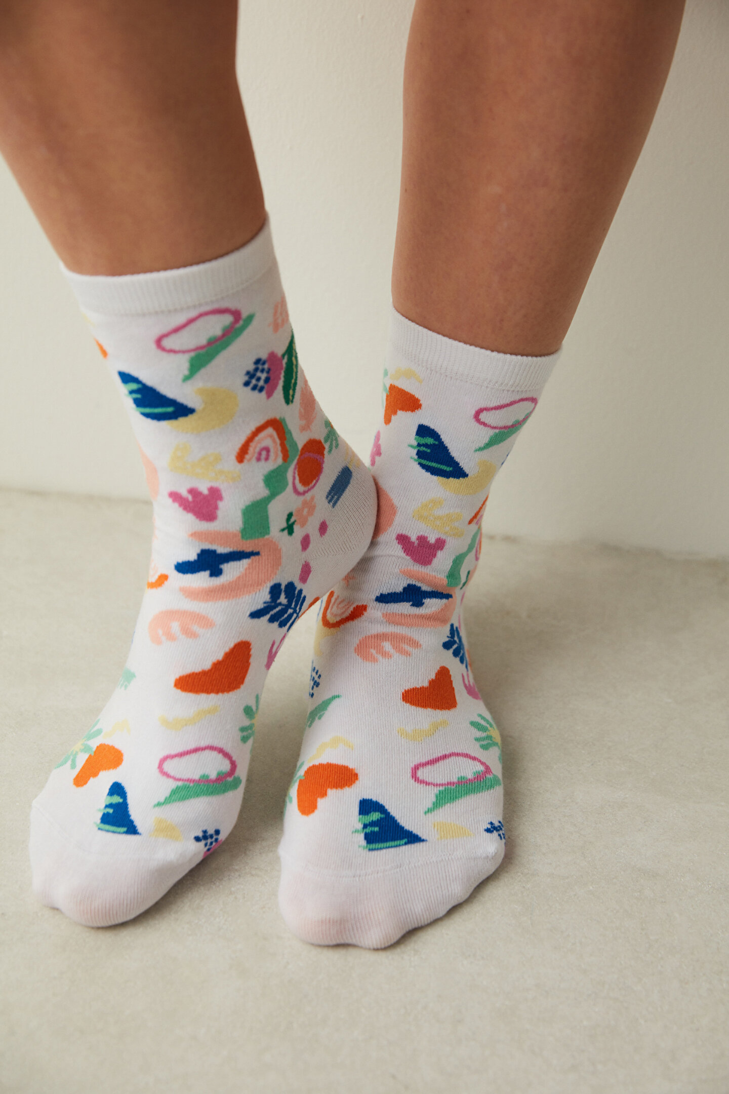 Colorful Spring Socket Socks - 1