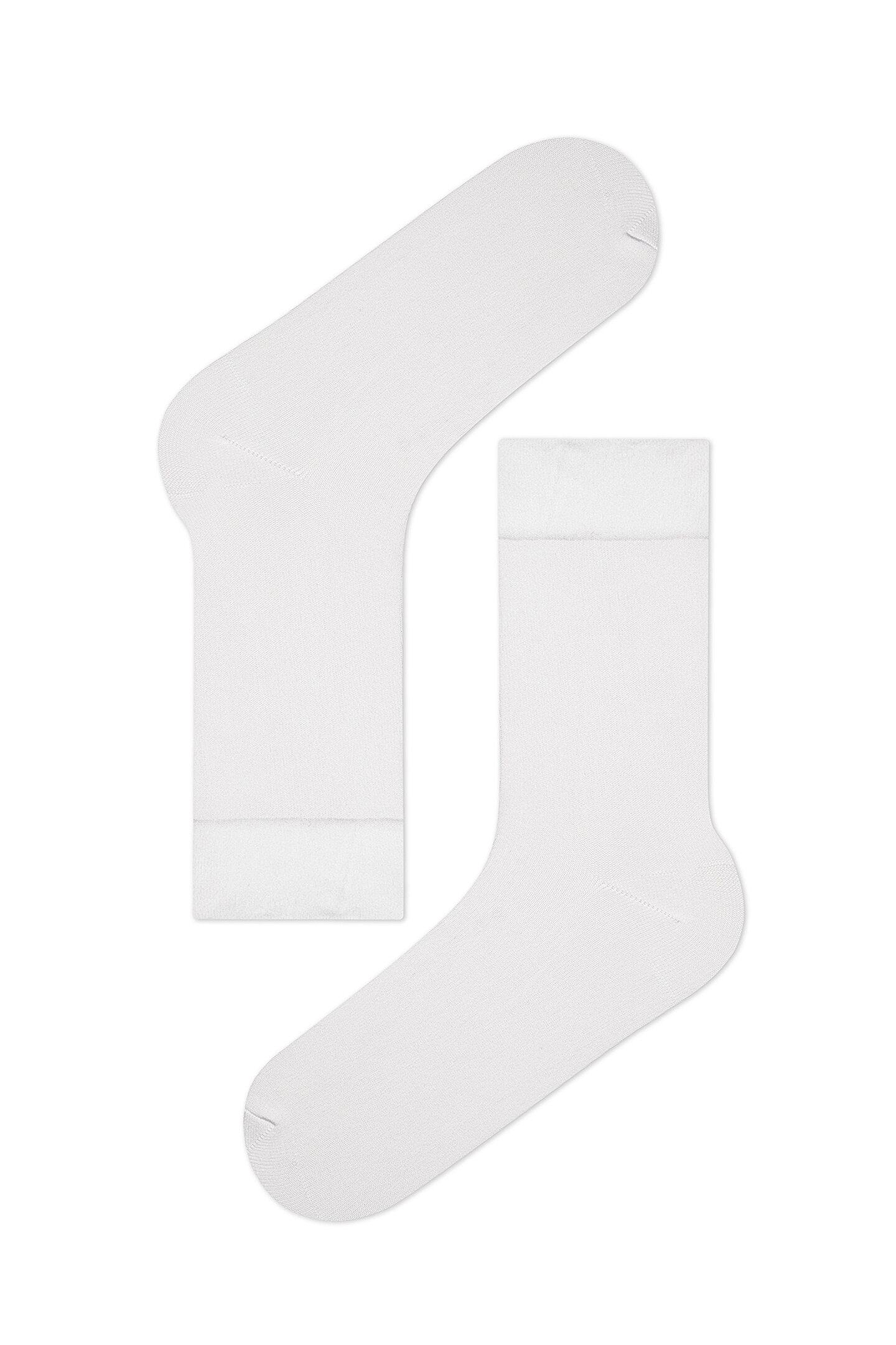 Active Microfiber White Socket Socks - 1