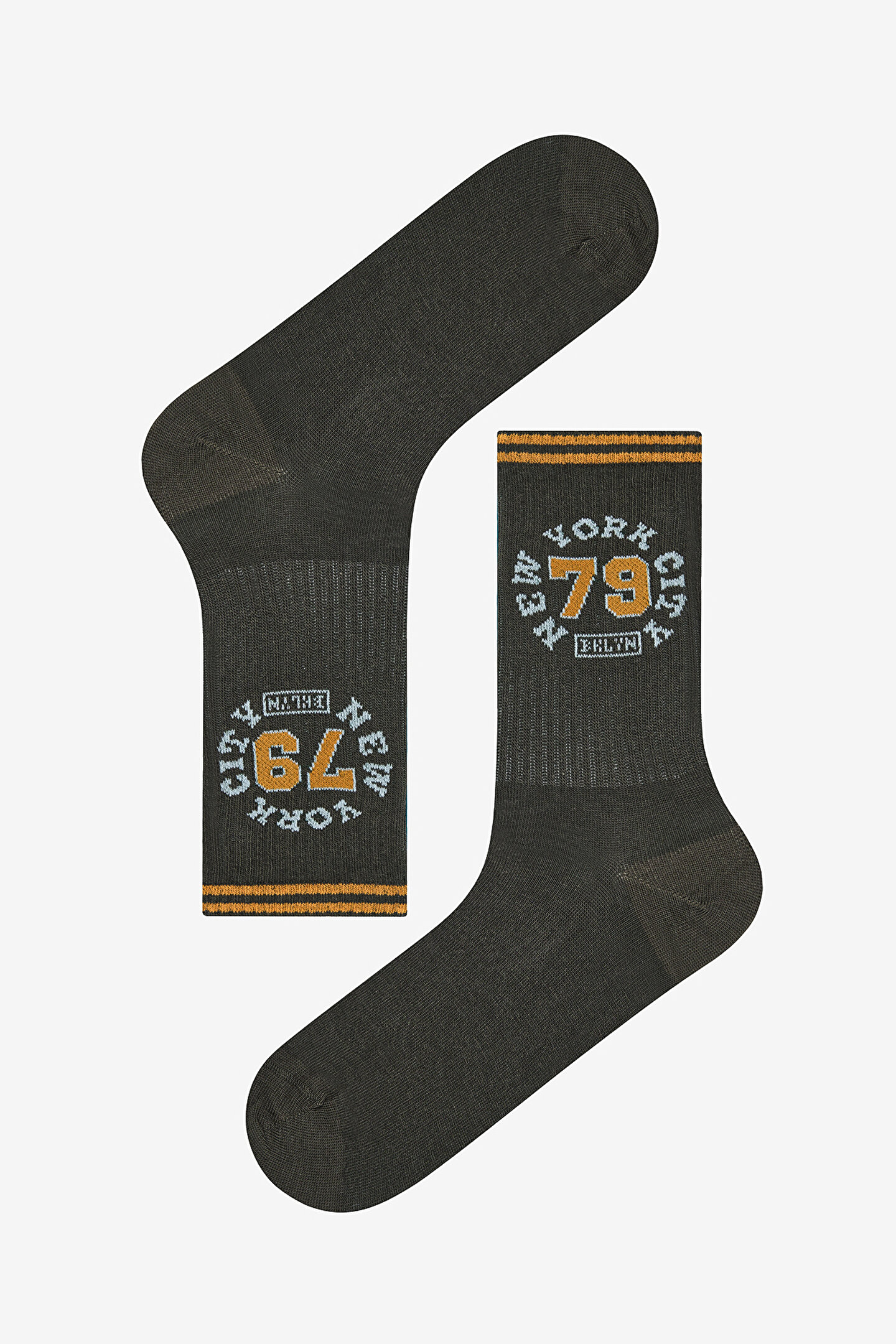 Man New York Green Socket Socks - 1