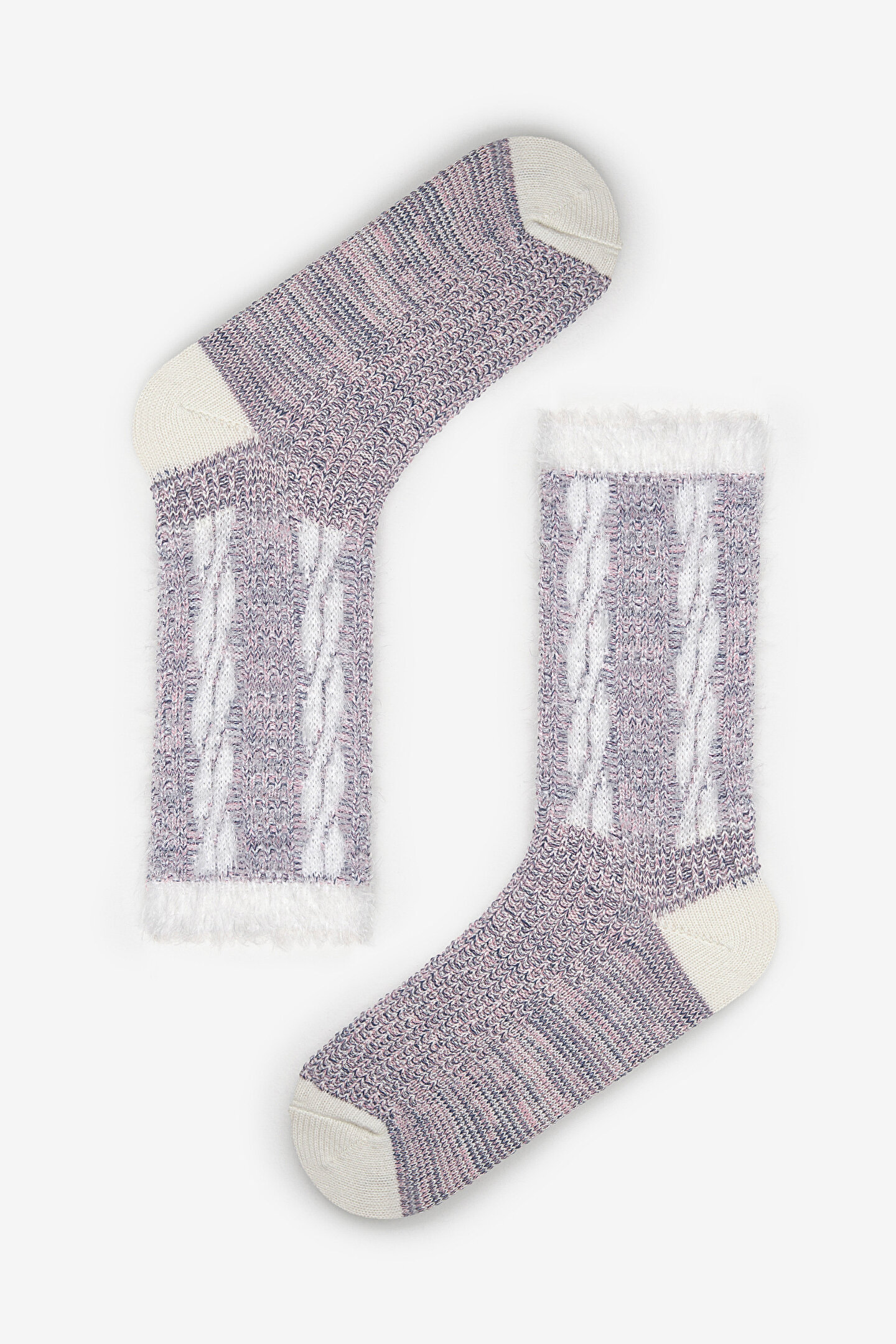 Warm Fluffy Socket Socks - 1