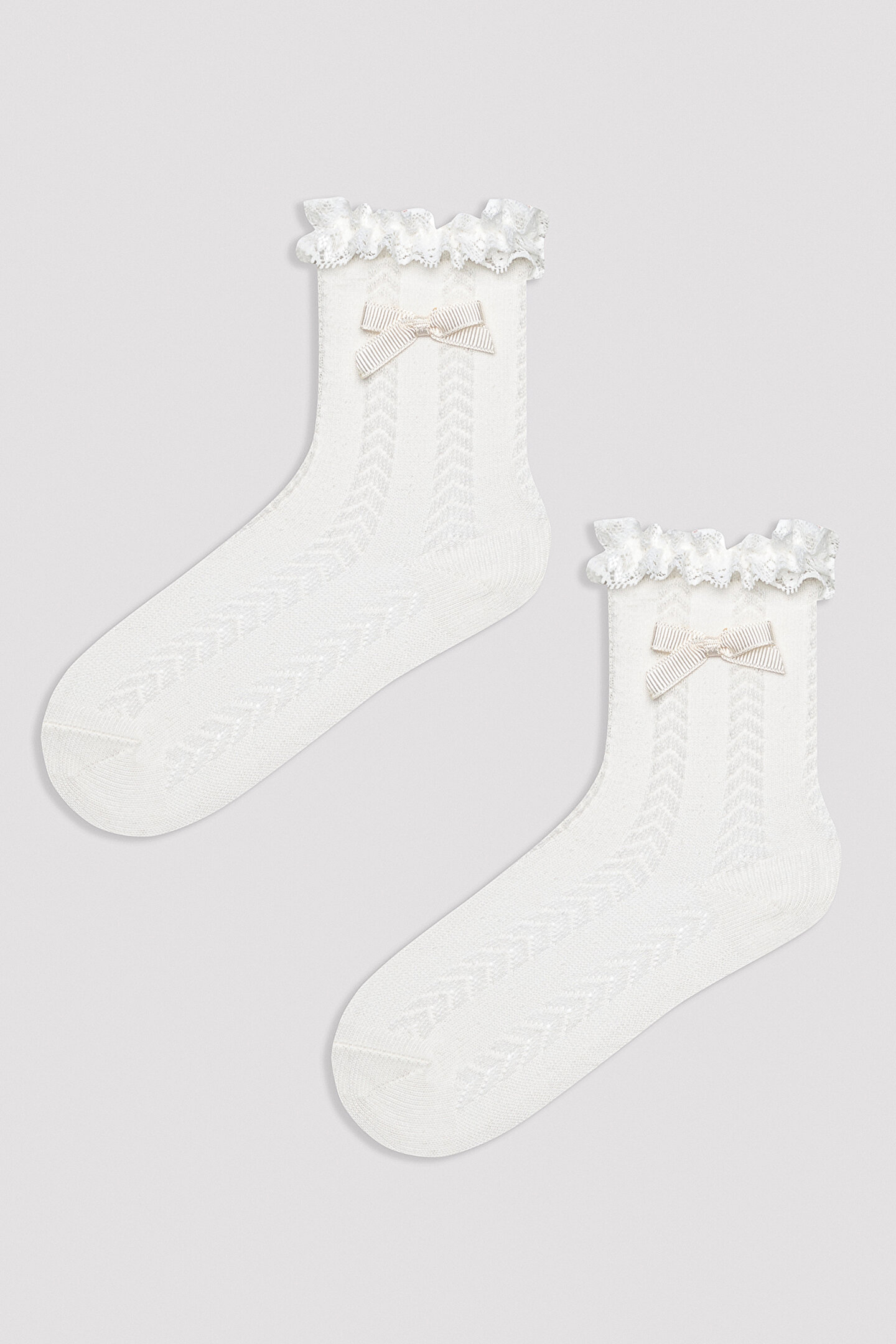 Girls Lace Socks - 1