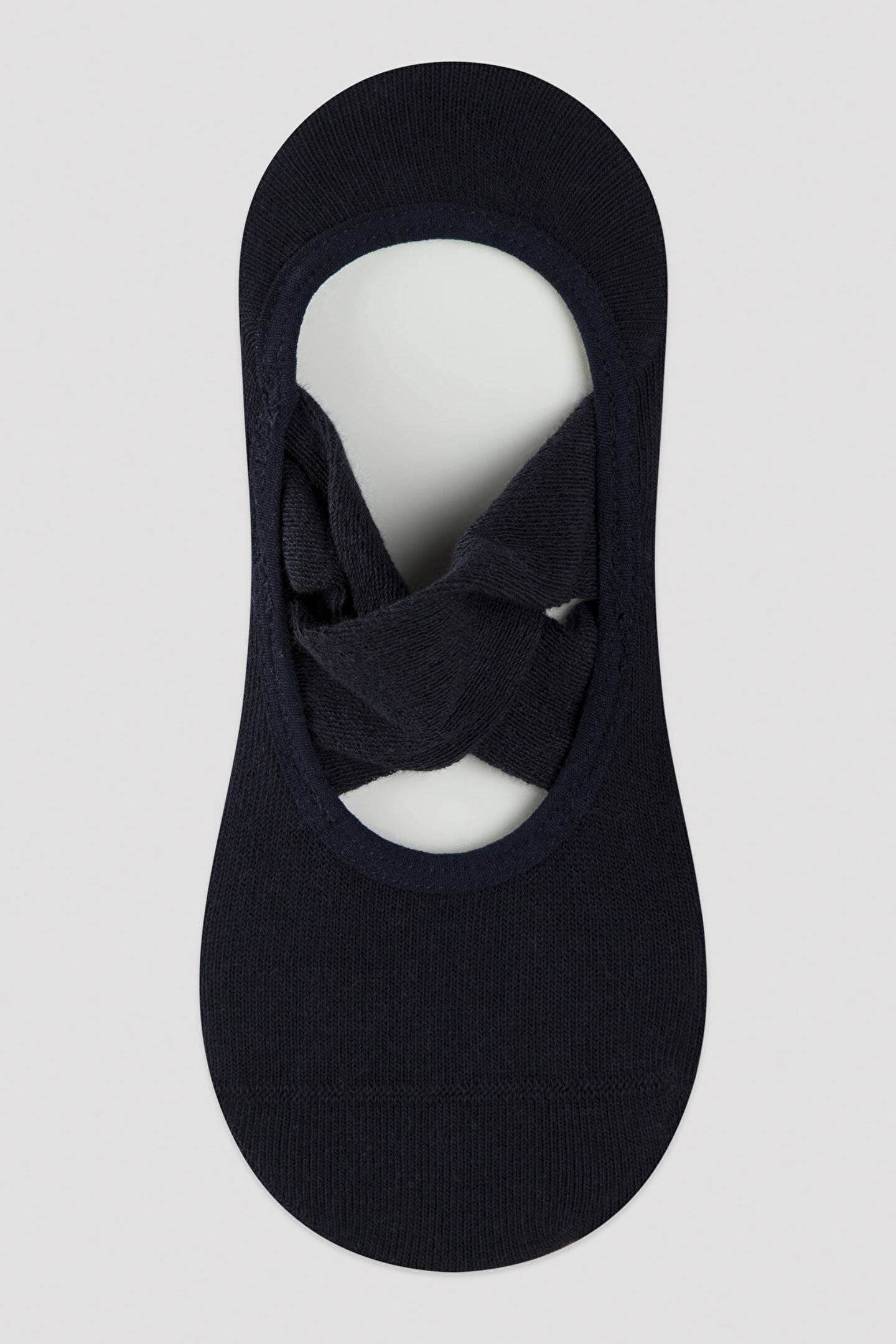 Navy Blue Knit Suba Socks - 1