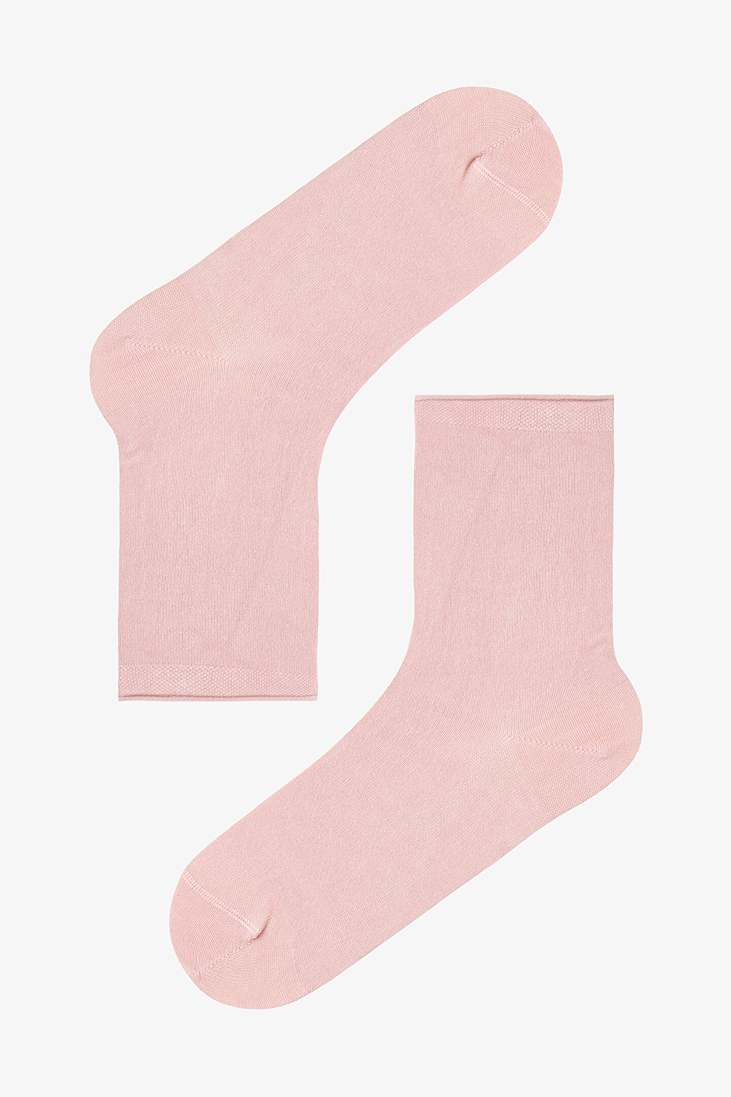 Açık Pembe High Comfort Soket Çorap - 1