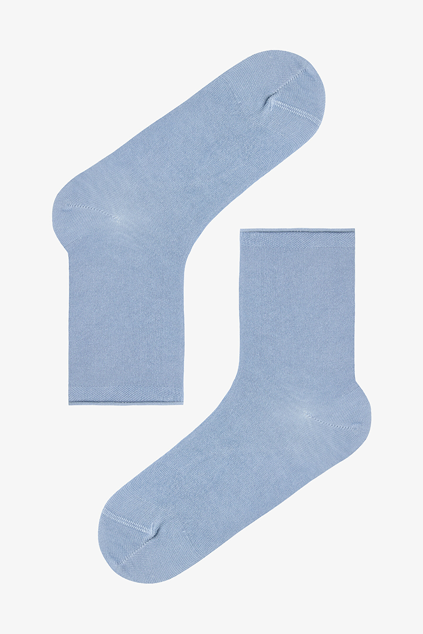 Mavi High Comfort Soket Çorap - 1