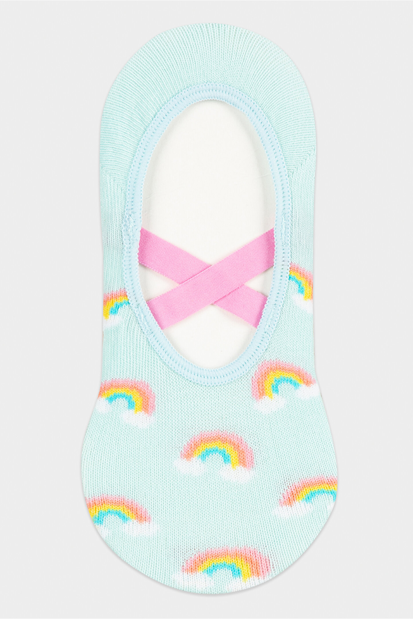 Nane Kız Çocuk Sweetie Rainbow Babet Çorap - 1