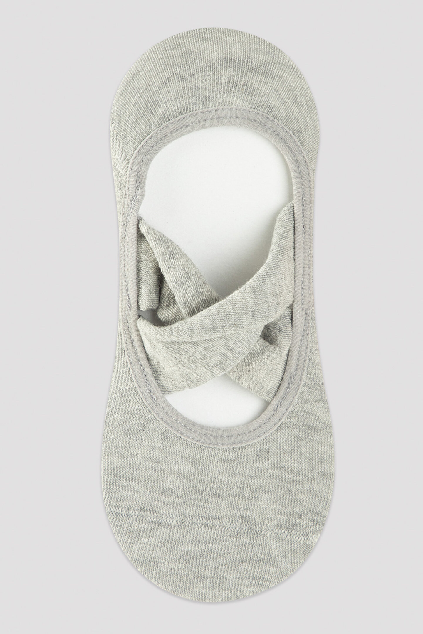 Light Gray Knit Suba Socks - 1