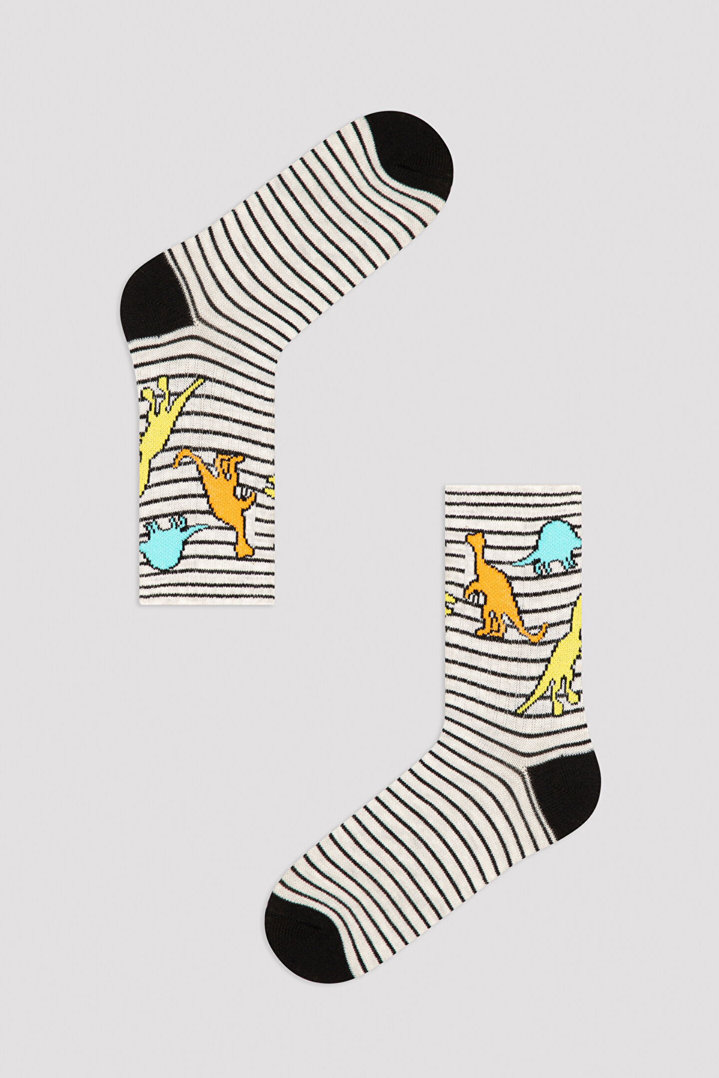 Erkek Çocuk Dino Family Soket Çorap - 1