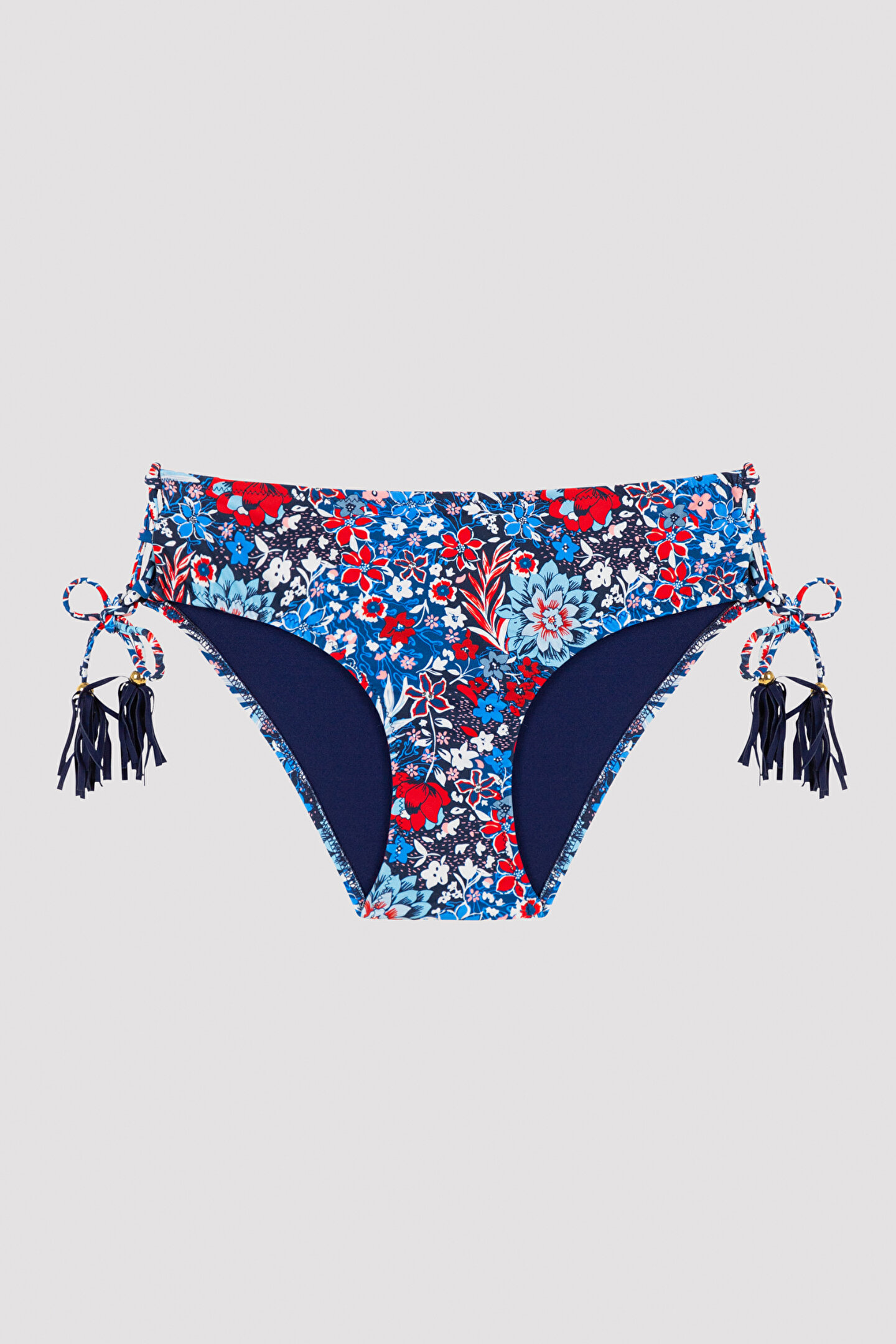 Multi Colour Betty Hipster Ring Bikini Bottom - 1