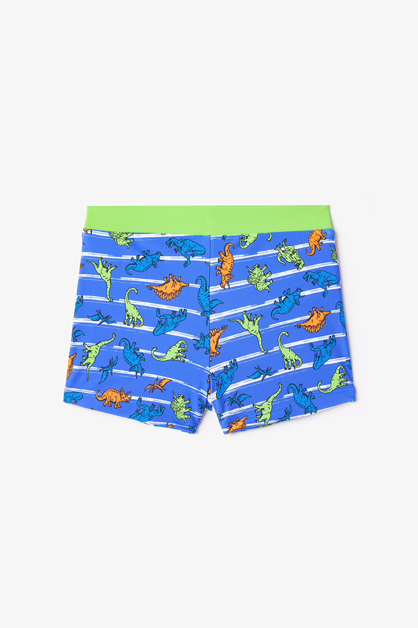 Renkli Dinozor Desenli Erkek Çocuk Boxer Mayo - 1