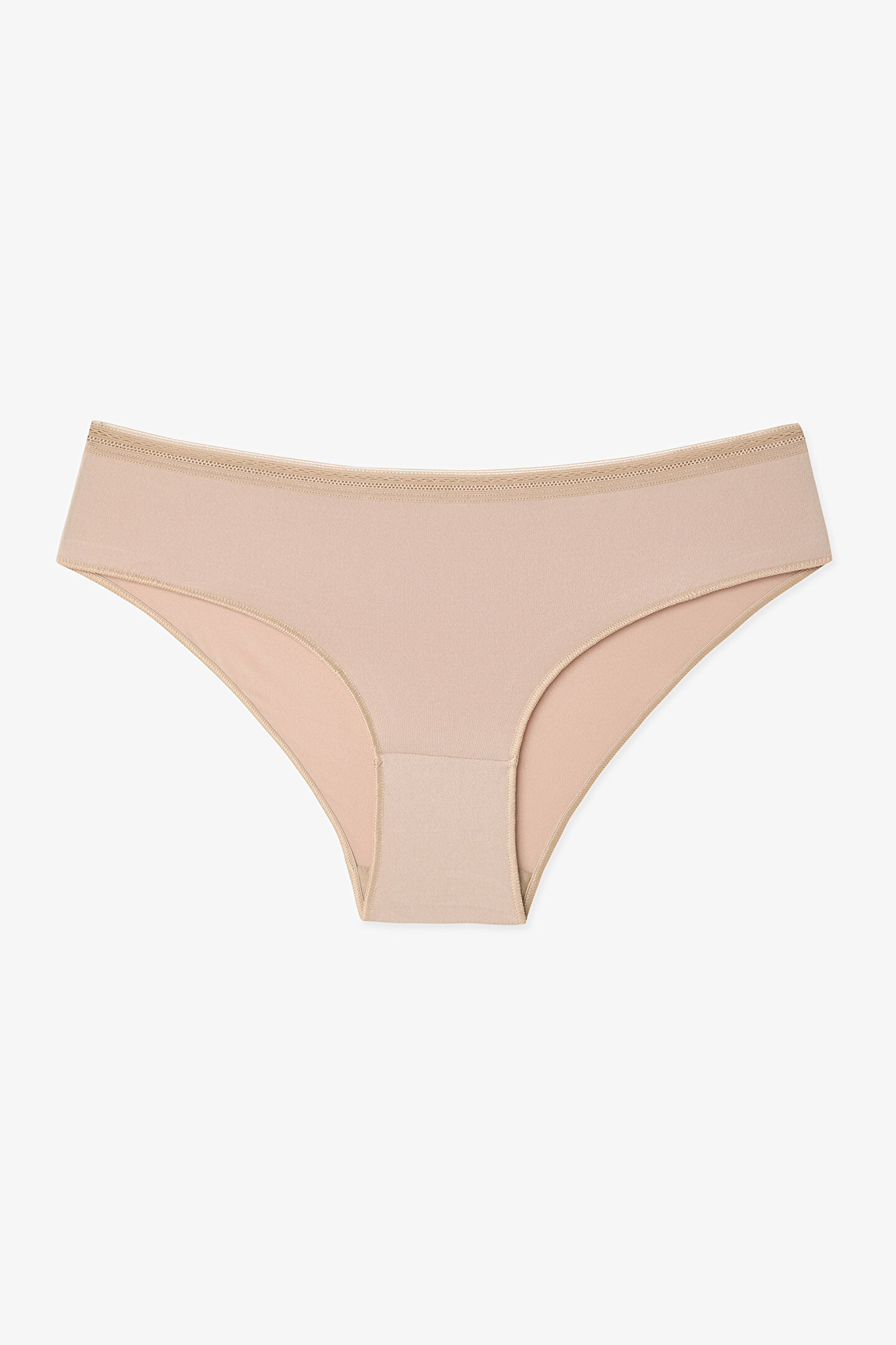 Bej Easy Trim Normal Bel Hipster Külot - 1