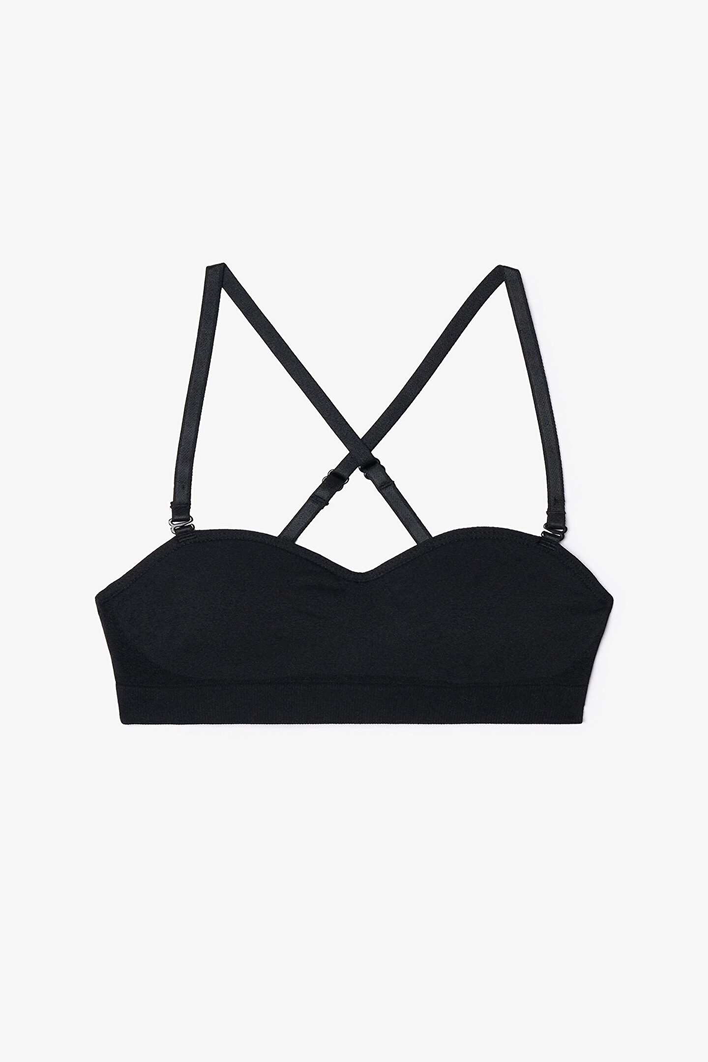 My First Bra Seamless Strapless Padded Siyah Sütyen - 1