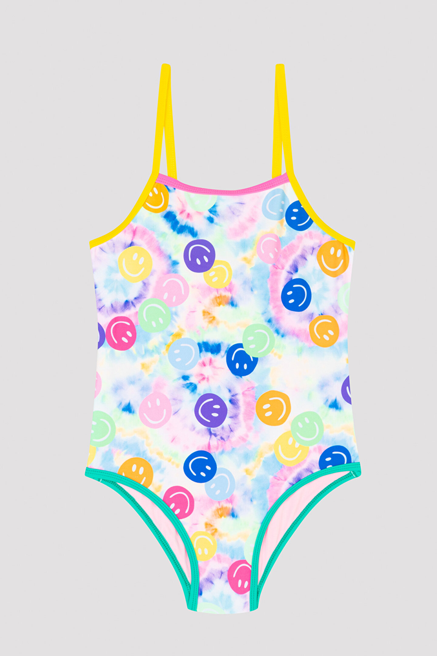 Girls Colorful Smiley Suit - 1