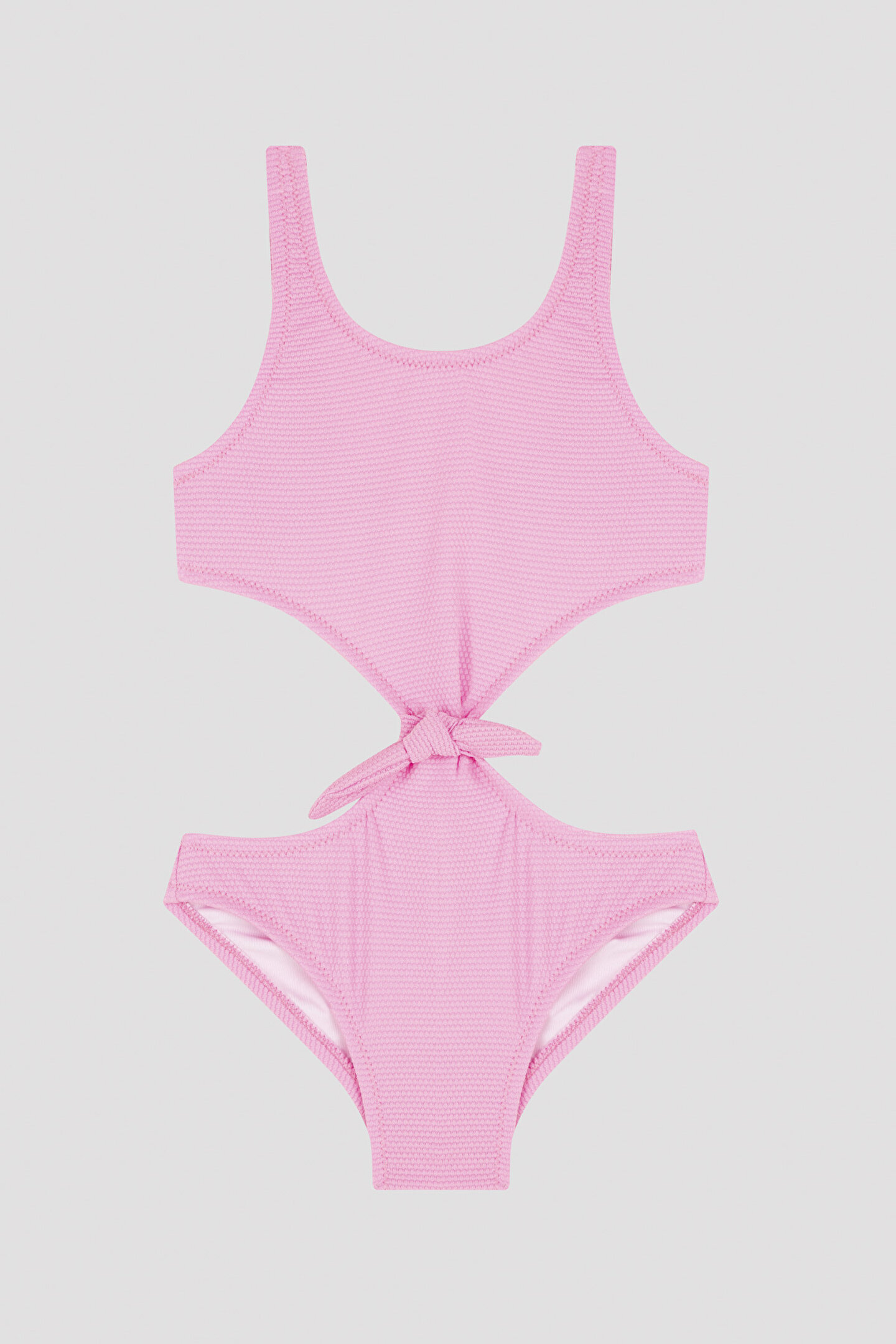 Açık Pembe Genç Kız Cute Monokini - 1