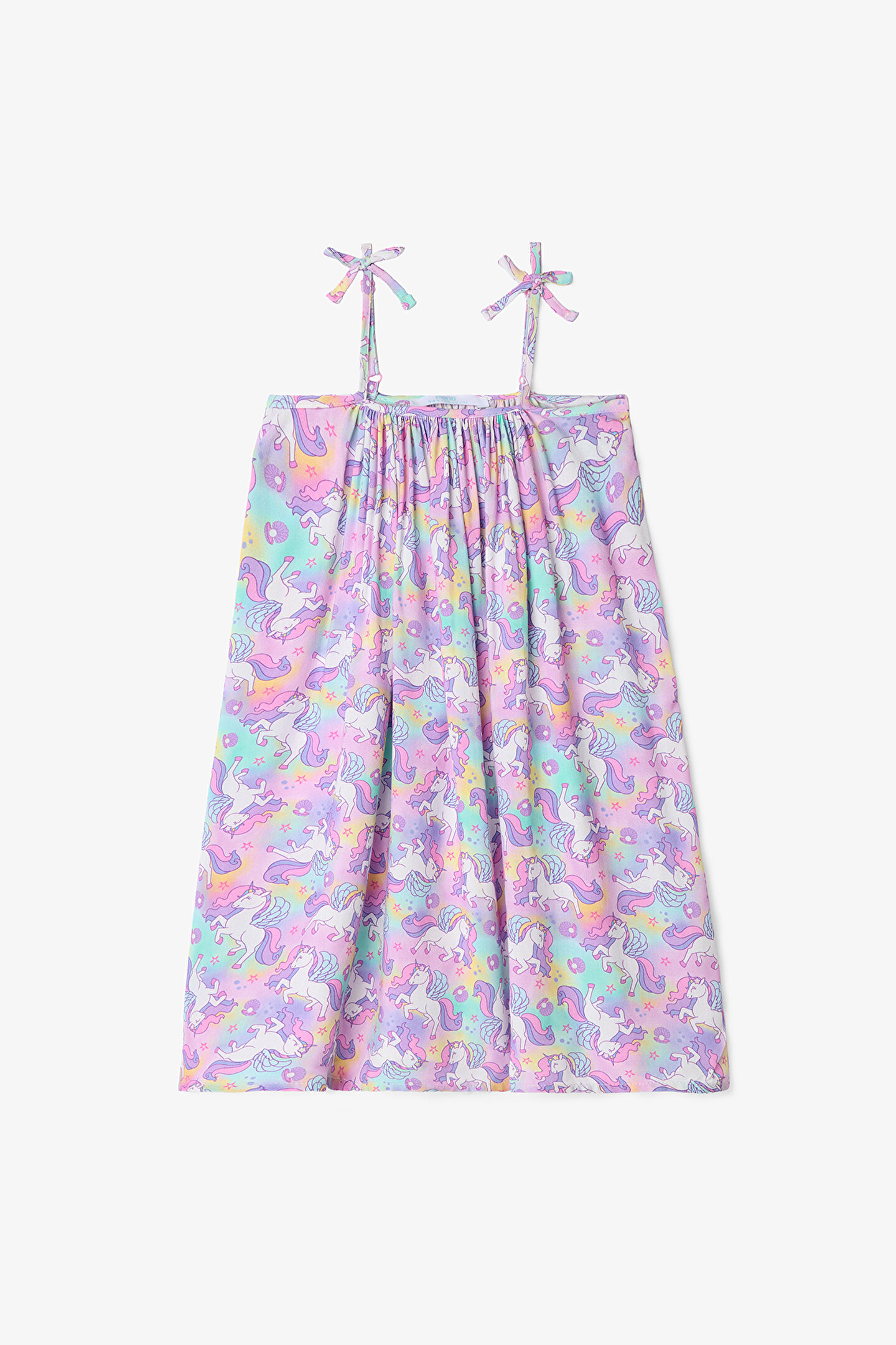 Kız Çocuk Sweet Unicorn Plaj Elbisesi - 1