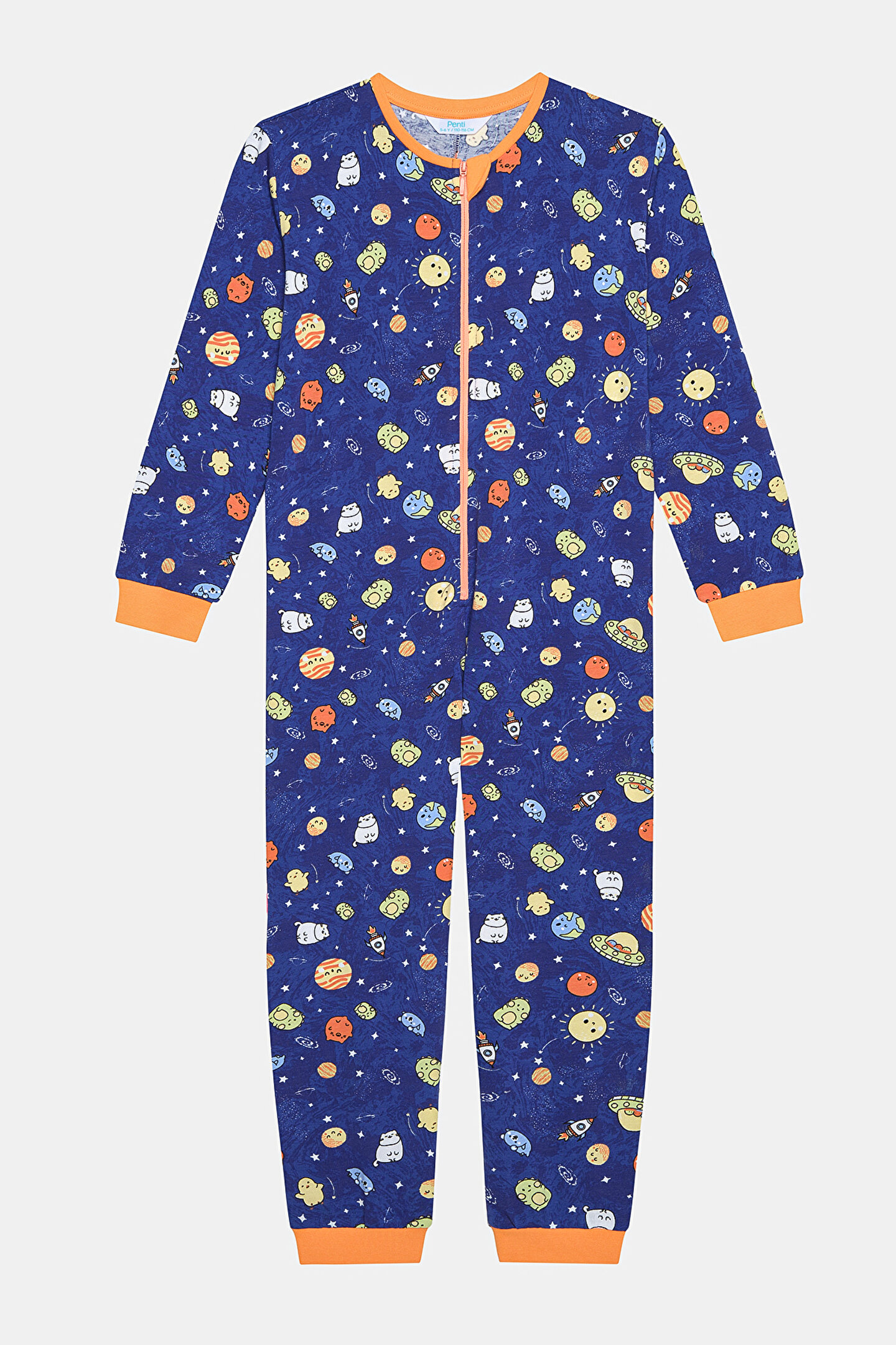 Boys Space Blue Onesie - 1