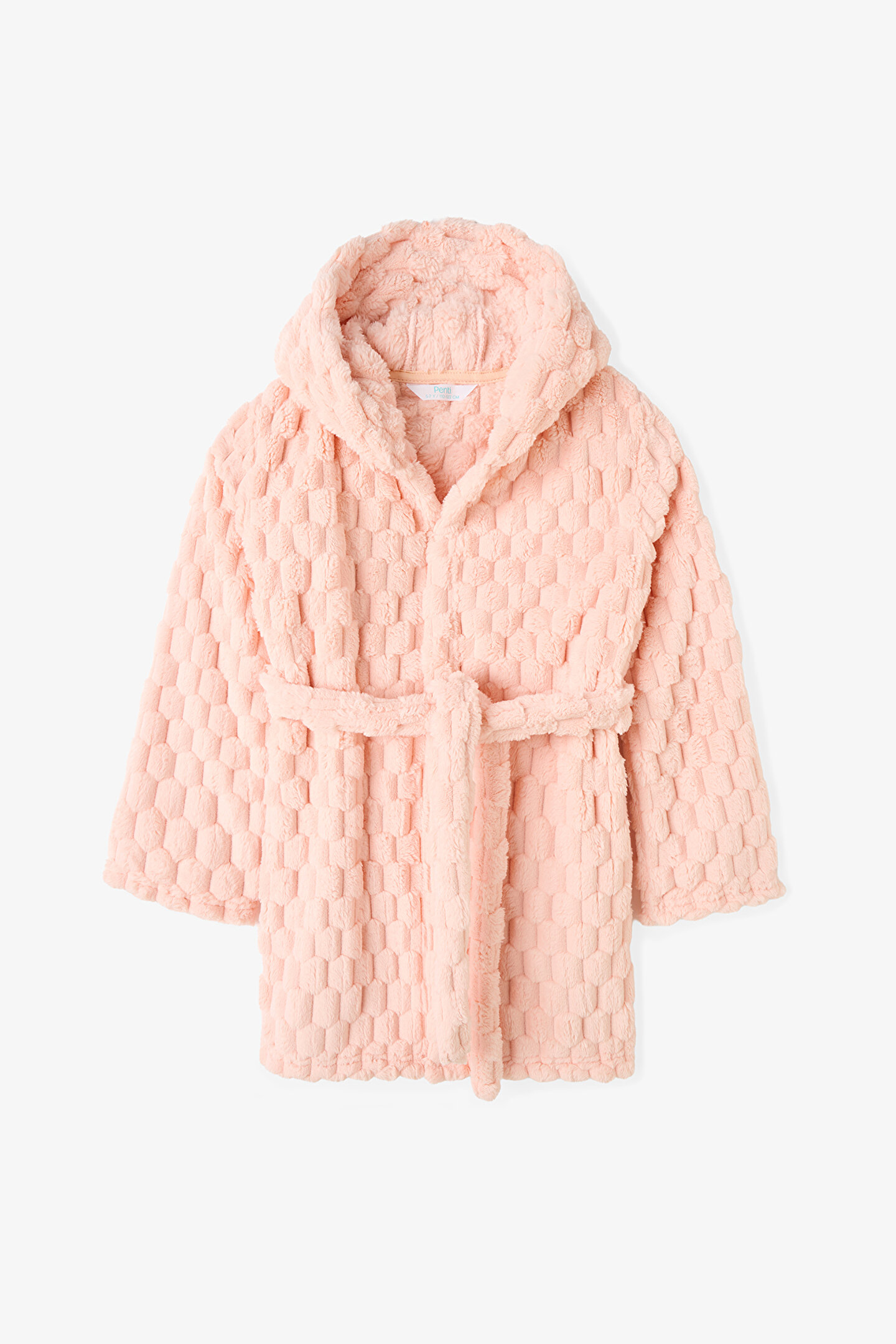 Açık Pembe Kız Çocuk Pink Yumuşak Dokulu Sabahlık - 1
