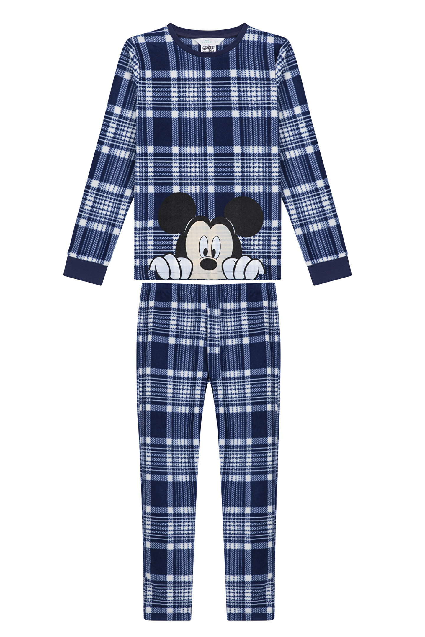 Erkek Çocuk Mickey Polar Pijama Takımı - 1