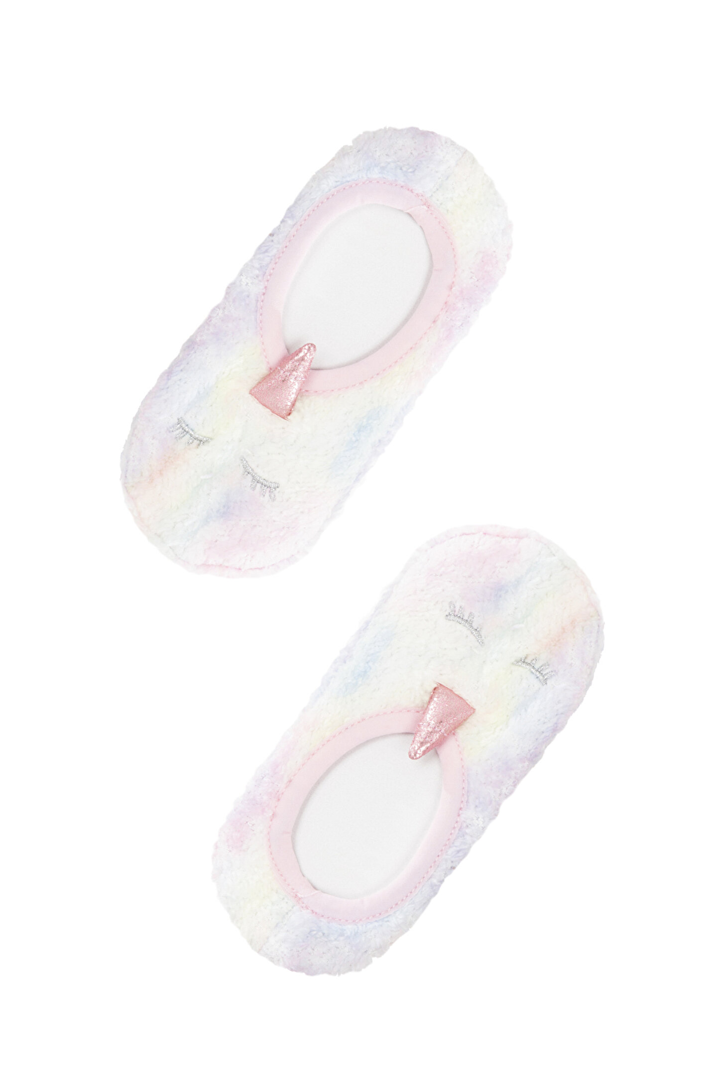 Girls Eyelash Unicorn Booties - 1