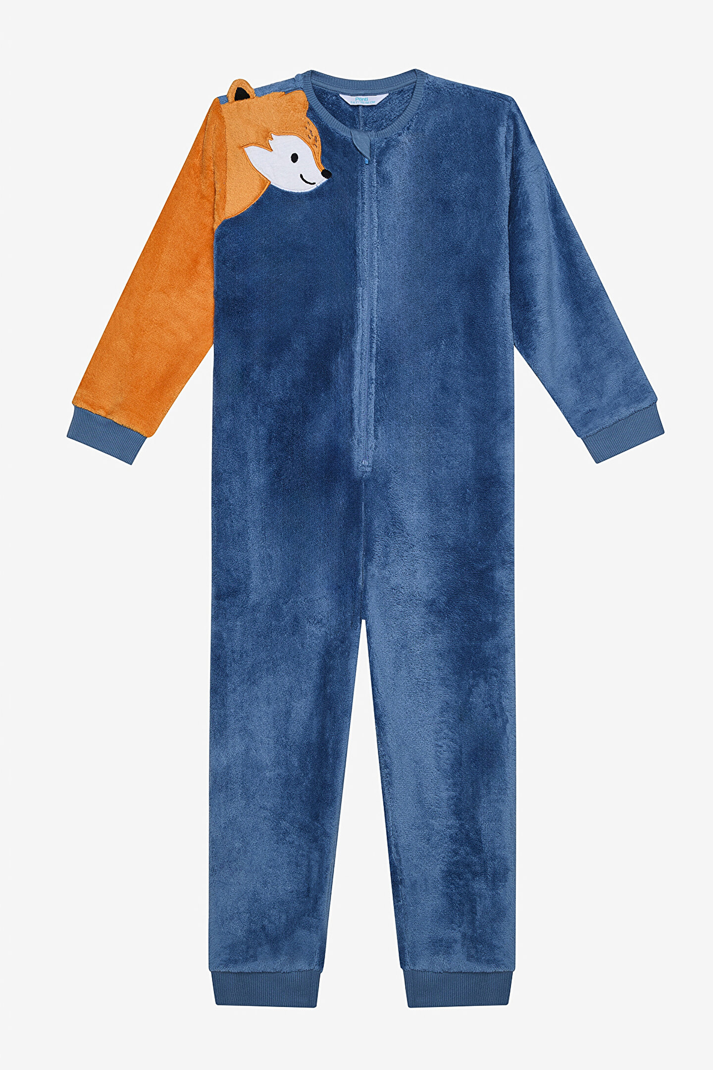 Boys Fox Dark Blue Overalls - 1