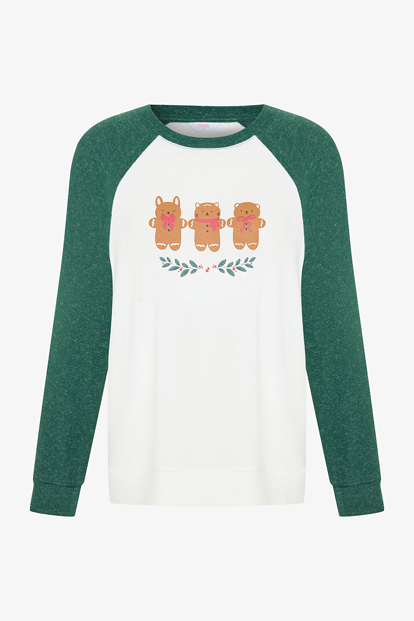Gingerbread Thermal Effect Pajama Top - 1