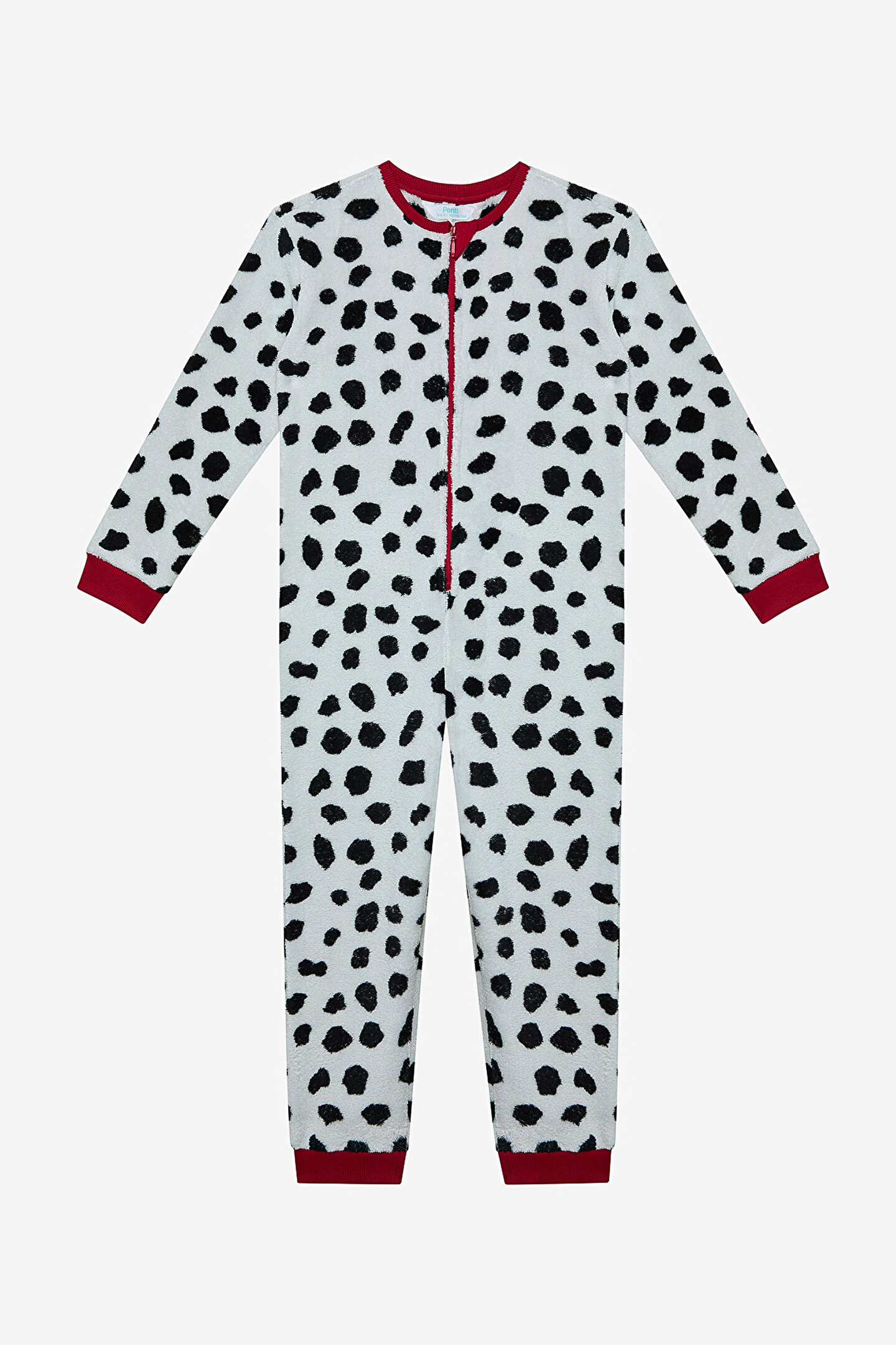Unisex Young Dot Dog White Onesie - 1