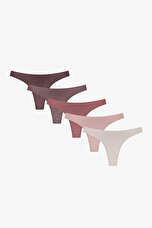 CHOCOLATE 5LI THONG, L, MIX MIX