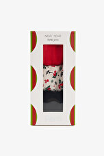 HAPPY DEERS 3LU SLIP, L, MIX MIX