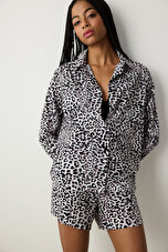 LEOPARD LS GÖMLEK SORT SET, L, MIX MIX