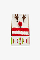 NY REINDEER STRIPE, STD, B32 KIRIK BEYAZ