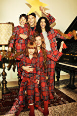 NY RED CHECKED LS GÖMLE, L, RD42 KIRMIZI