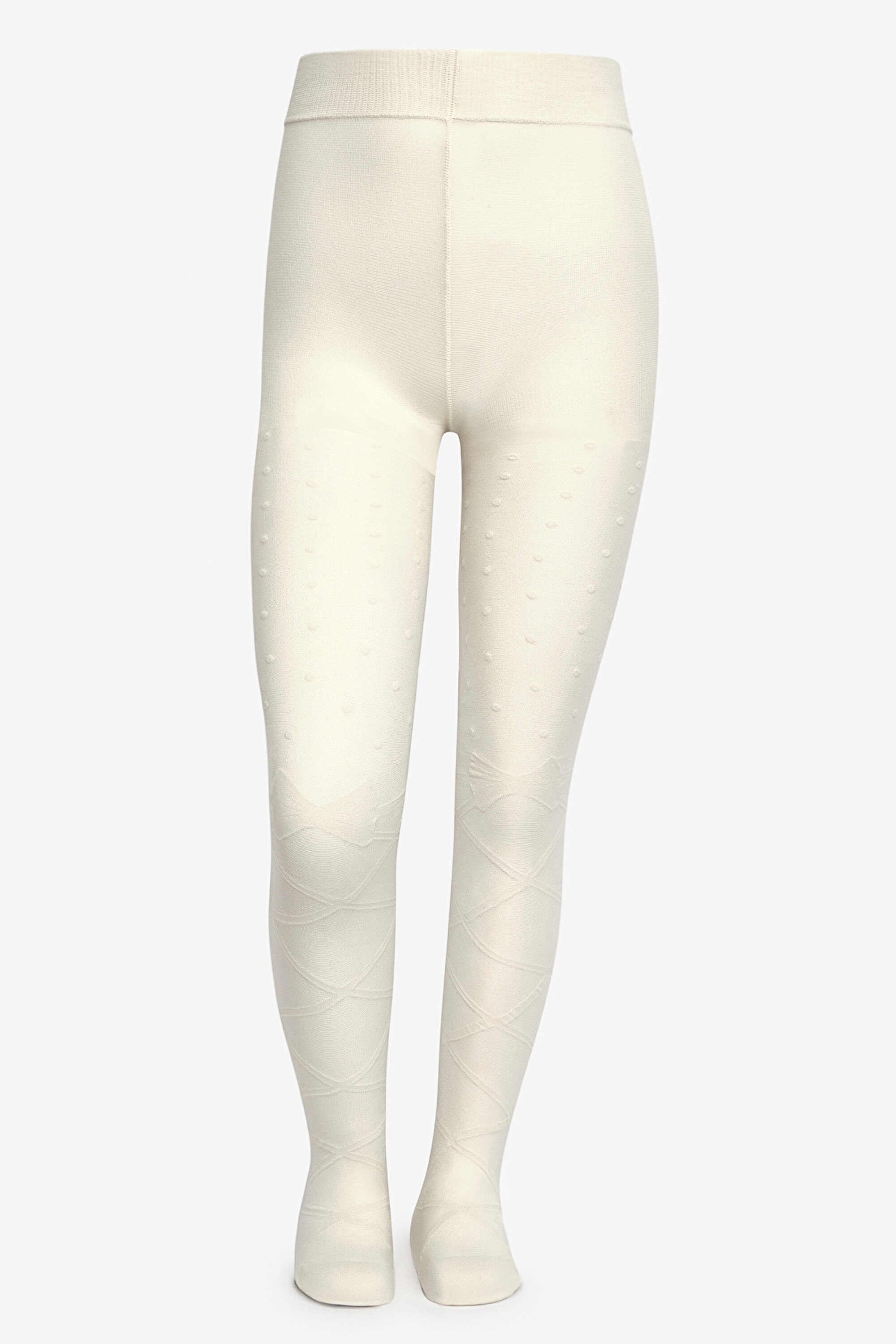 MUSINSA cancanskirtpants ivory 韓国 Kız Çocuk Pretty Cross Ballerina Külotlu Çorap PCDP718G24SK-21A