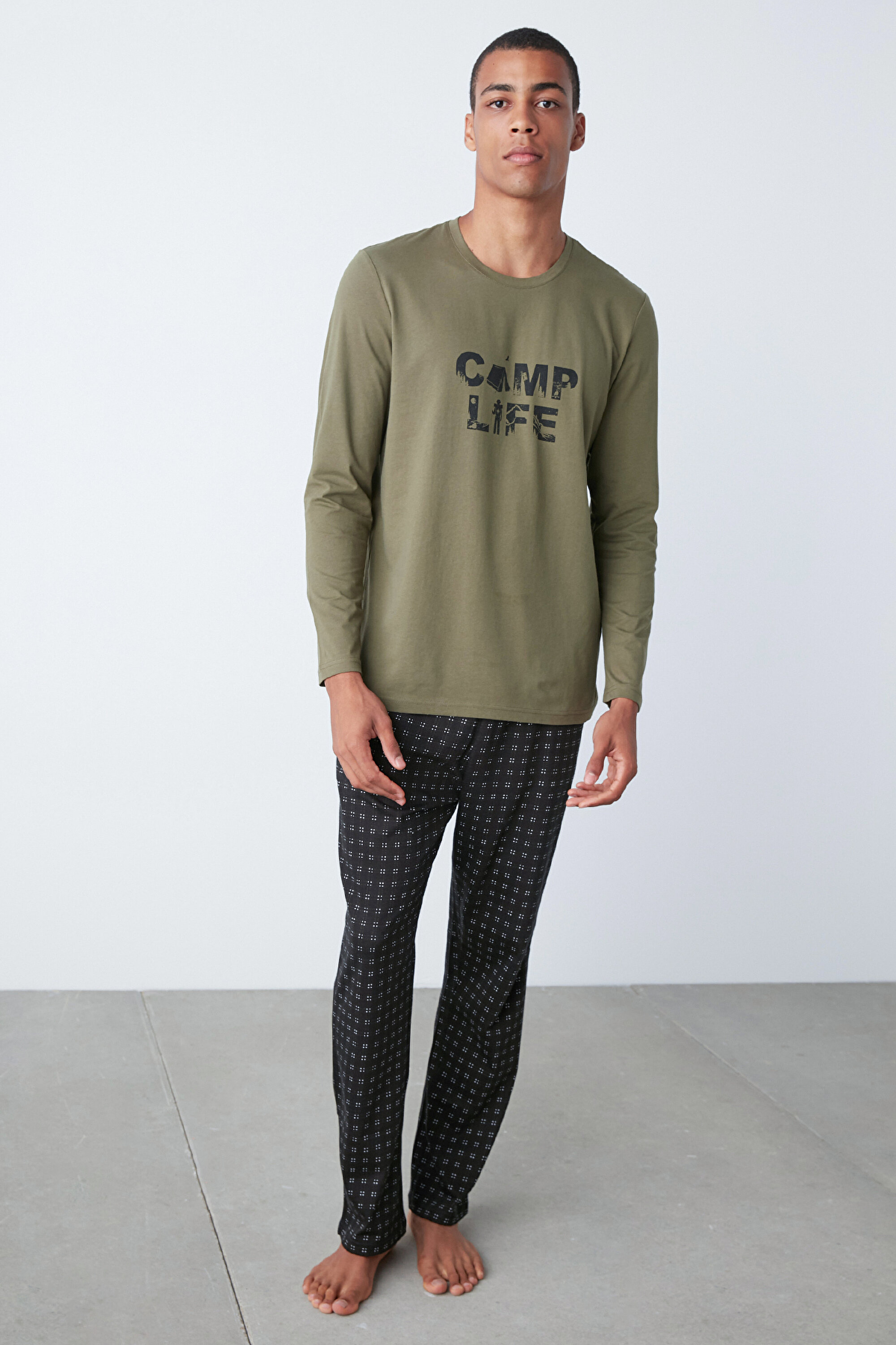 CAMP LIFE LS PANTOLON SET, L, MIX MIX