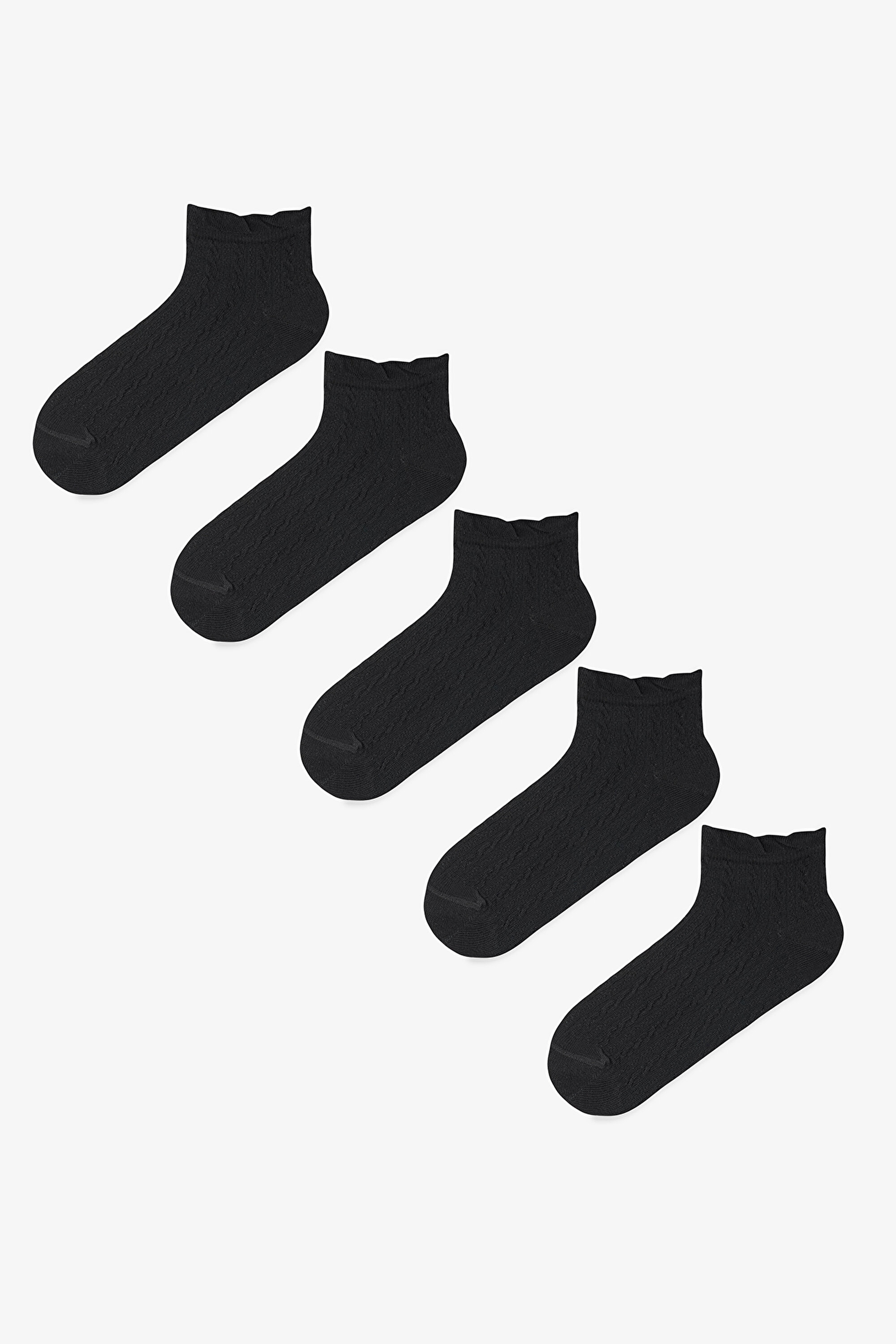 RUFFLE BASIC 5LI PTK, 36-40, 500 SIYAH3