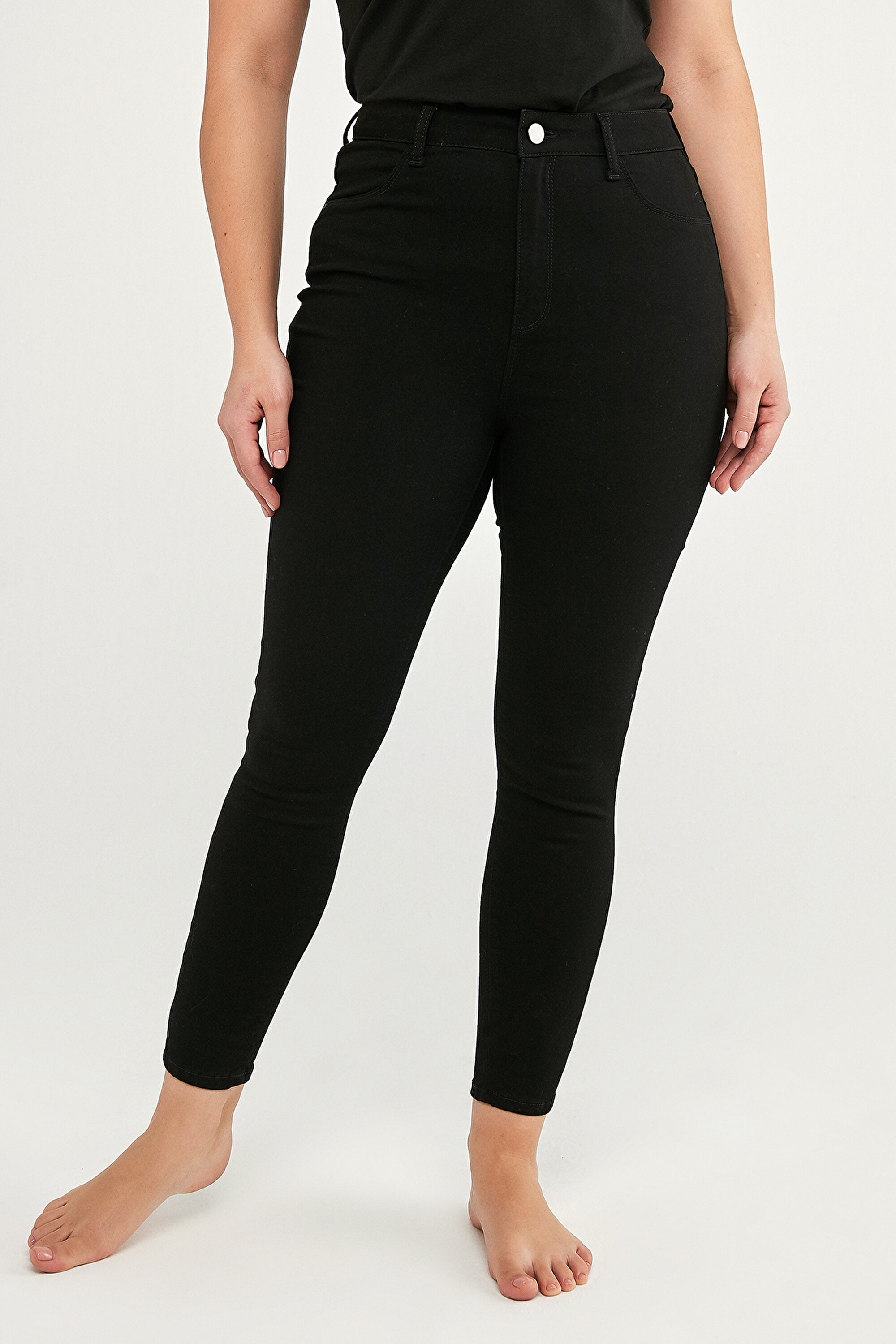CURVY JEGGING, L, SH1 SIYAH