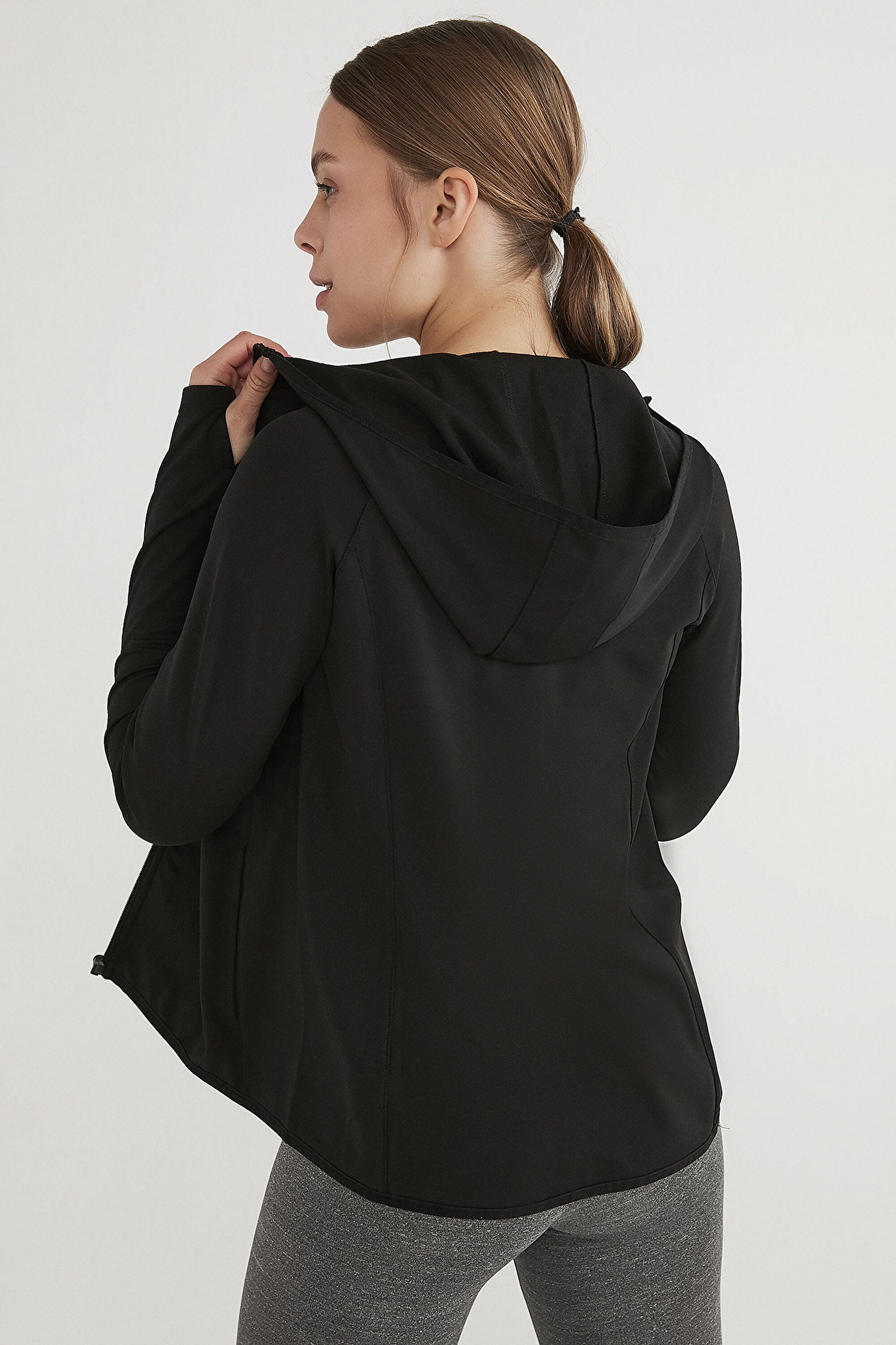 PERFORMER HOODIE, L, SH1 SIYAH