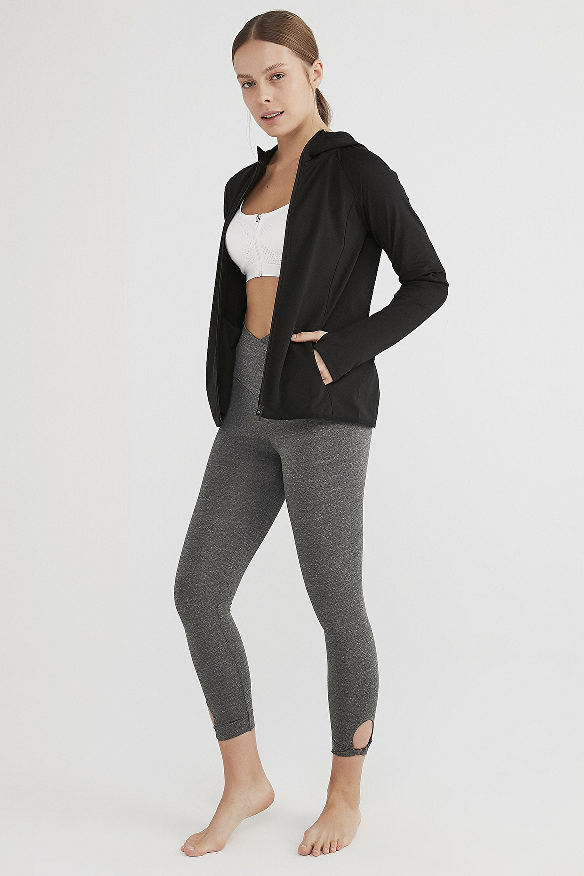 PERFORMER HOODIE, L, SH1 SIYAH