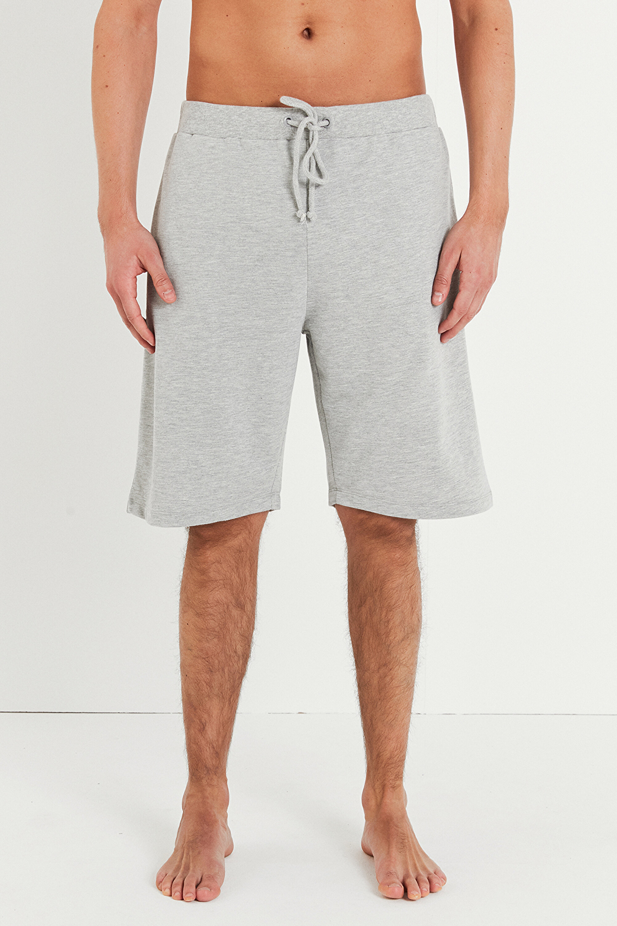 GREY MELANGE SORT, L, GE6 GRİ MELANJ