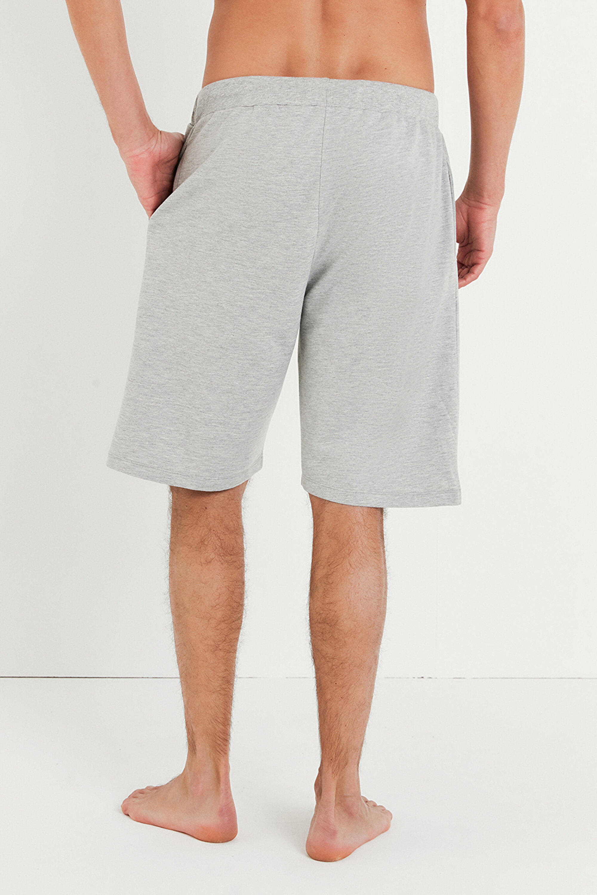 GREY MELANGE SORT, L, GE6 GRİ MELANJ