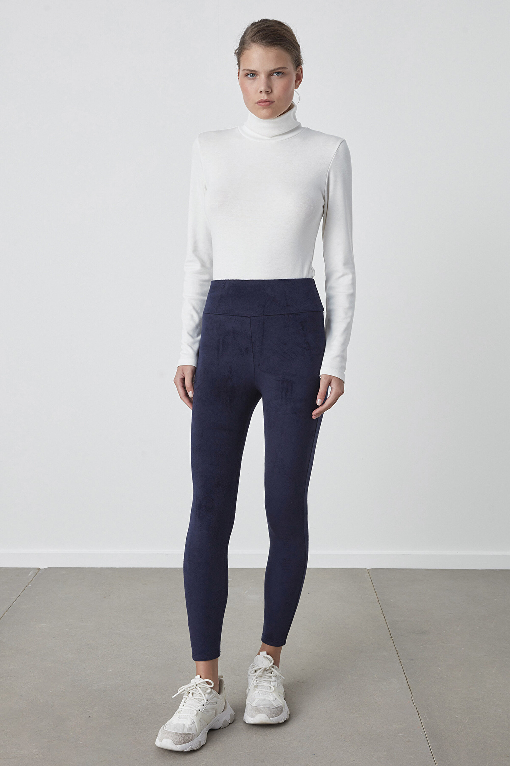 NEW VELVET LEGGING, L, NV1 LACİVERT
