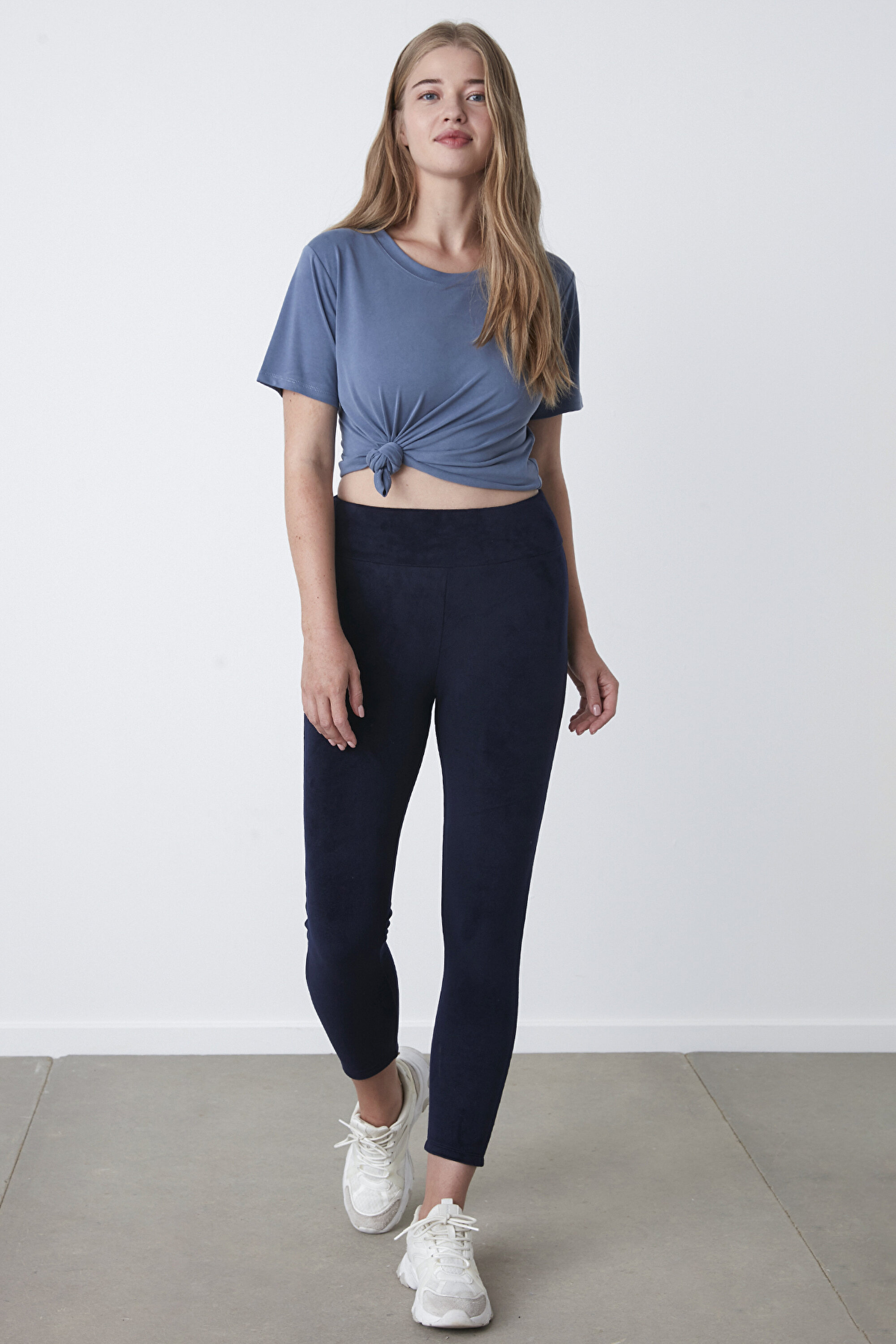NEW VELVET LEGGING, L, NV1 LACİVERT